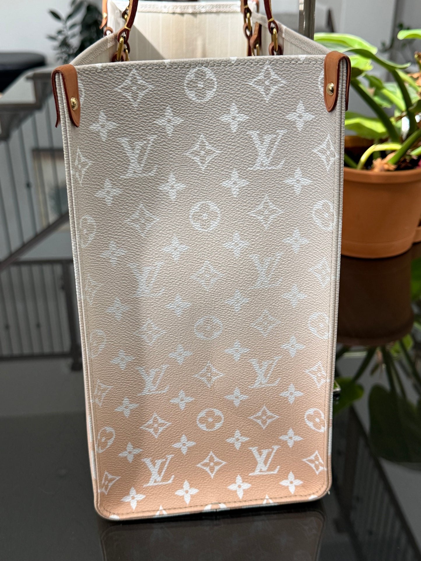 On The Go GM By The Pool in Monogram with Dustbag and Insert Organizer -Microchip