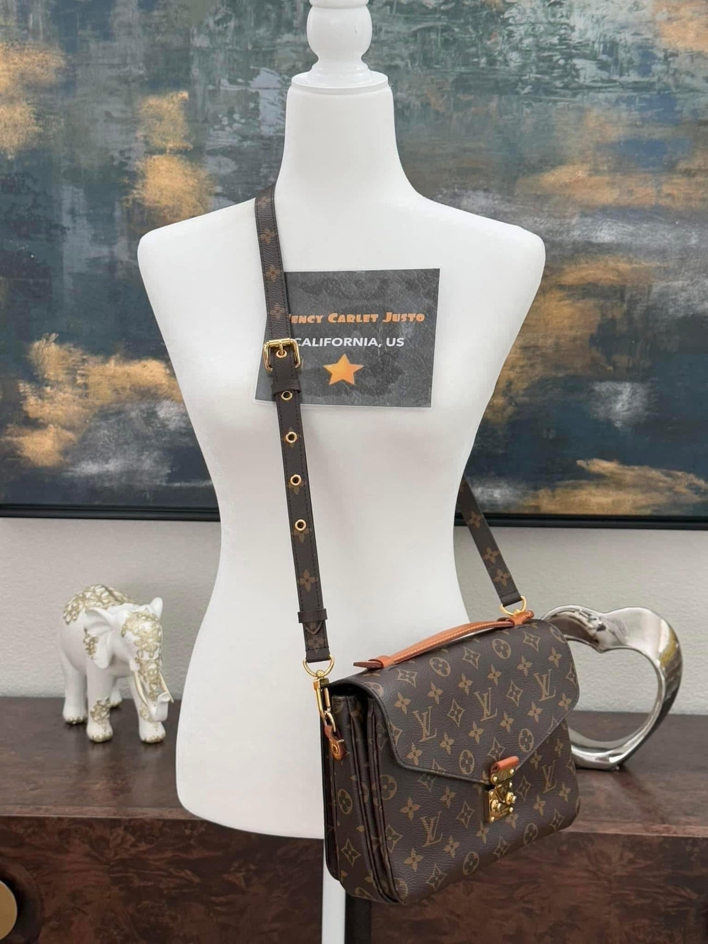 Pochette Metis in Monogram with Box, Dustbag and Paper bag -Year 2015