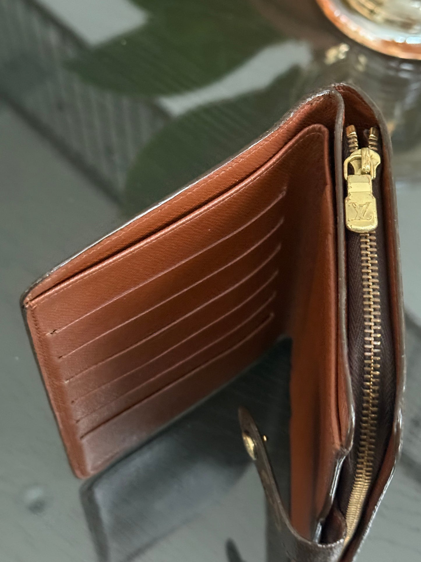 Monogram Papier Zip Passport Wallet -๐๏ธ Year: 1997