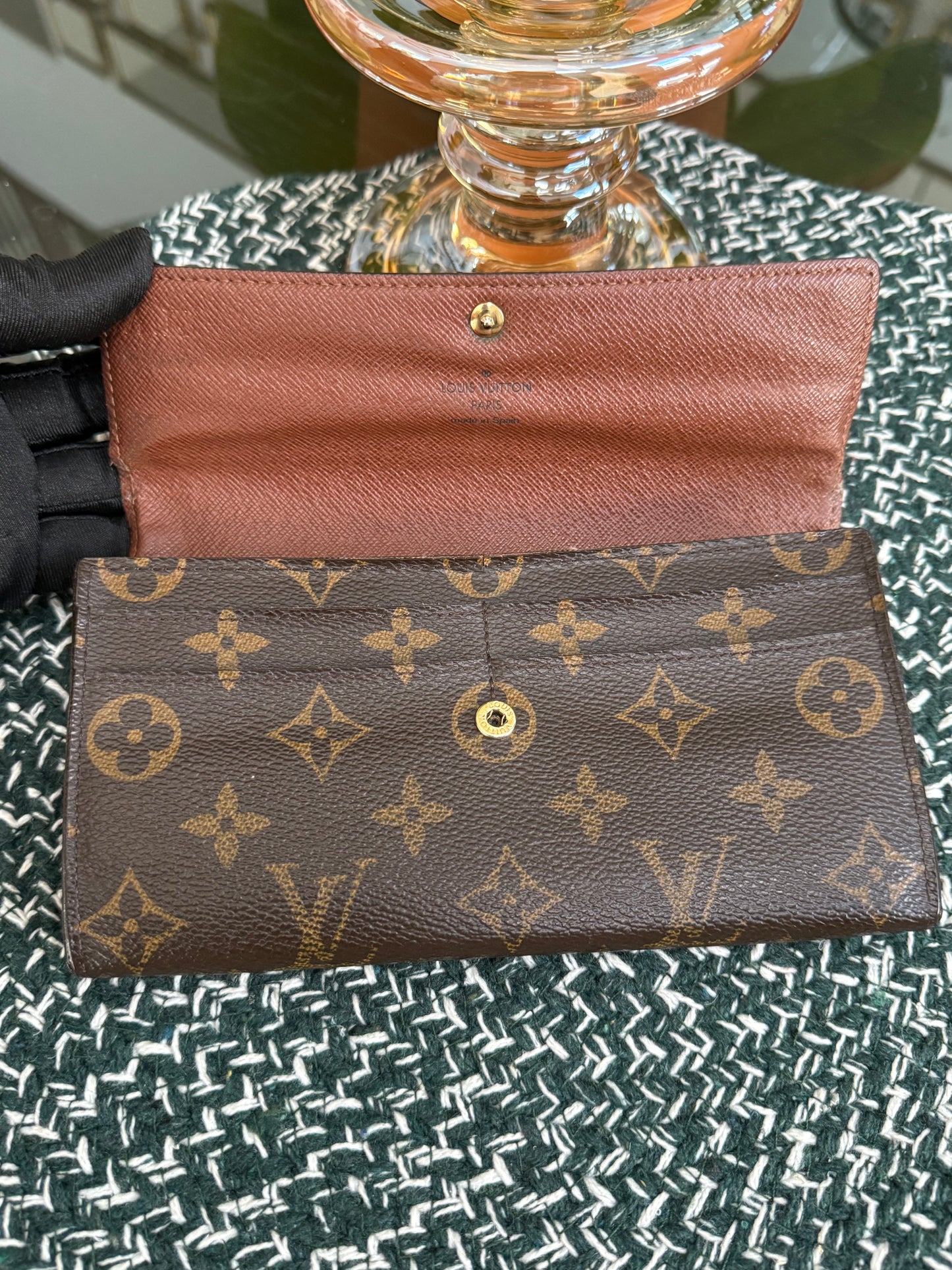 Sarah Wallet in Monogram with 10 Cardholders 🗓️ Year: 2012