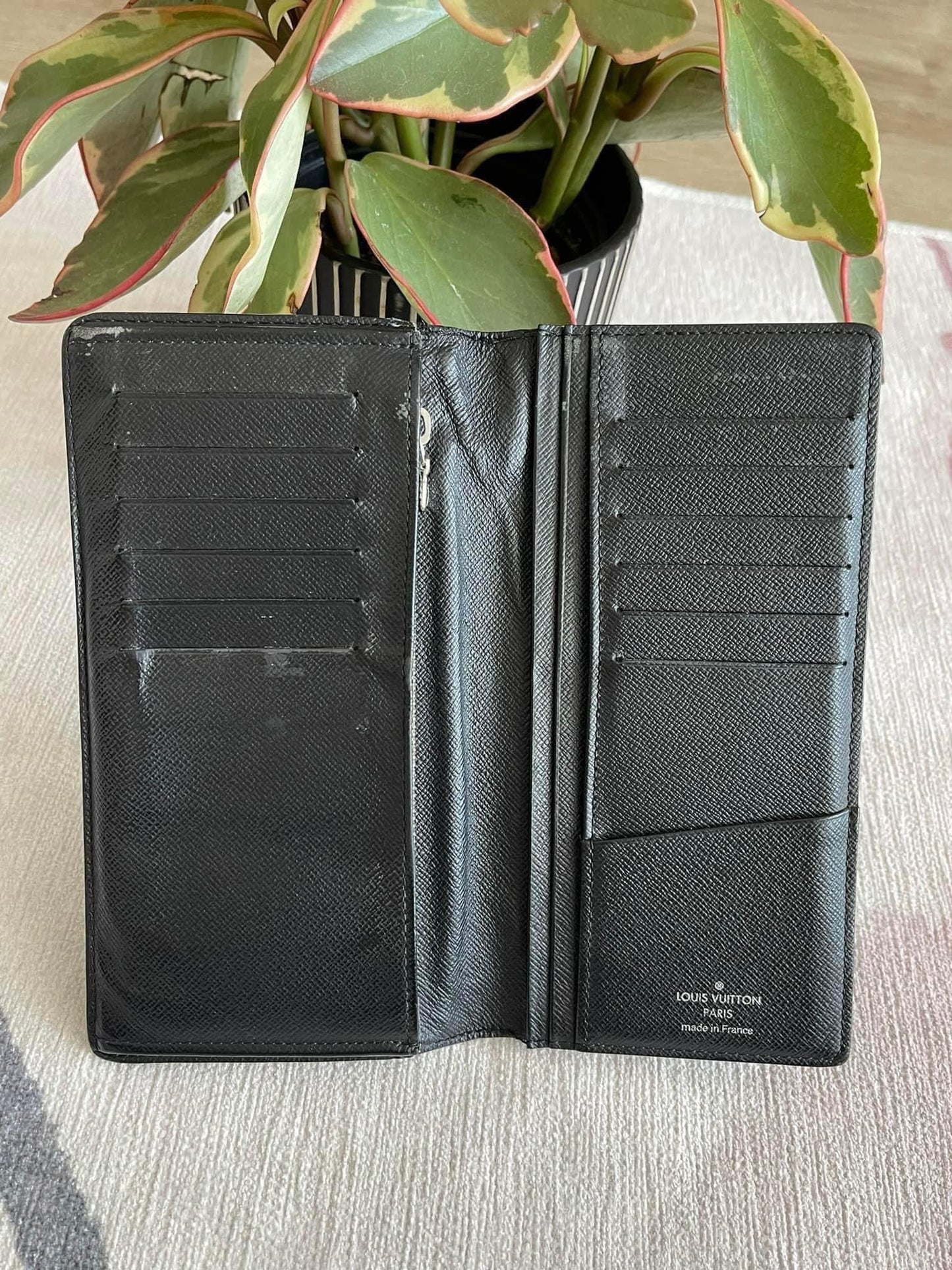 Brazza Wallet in Damier Graphite -Year 1999