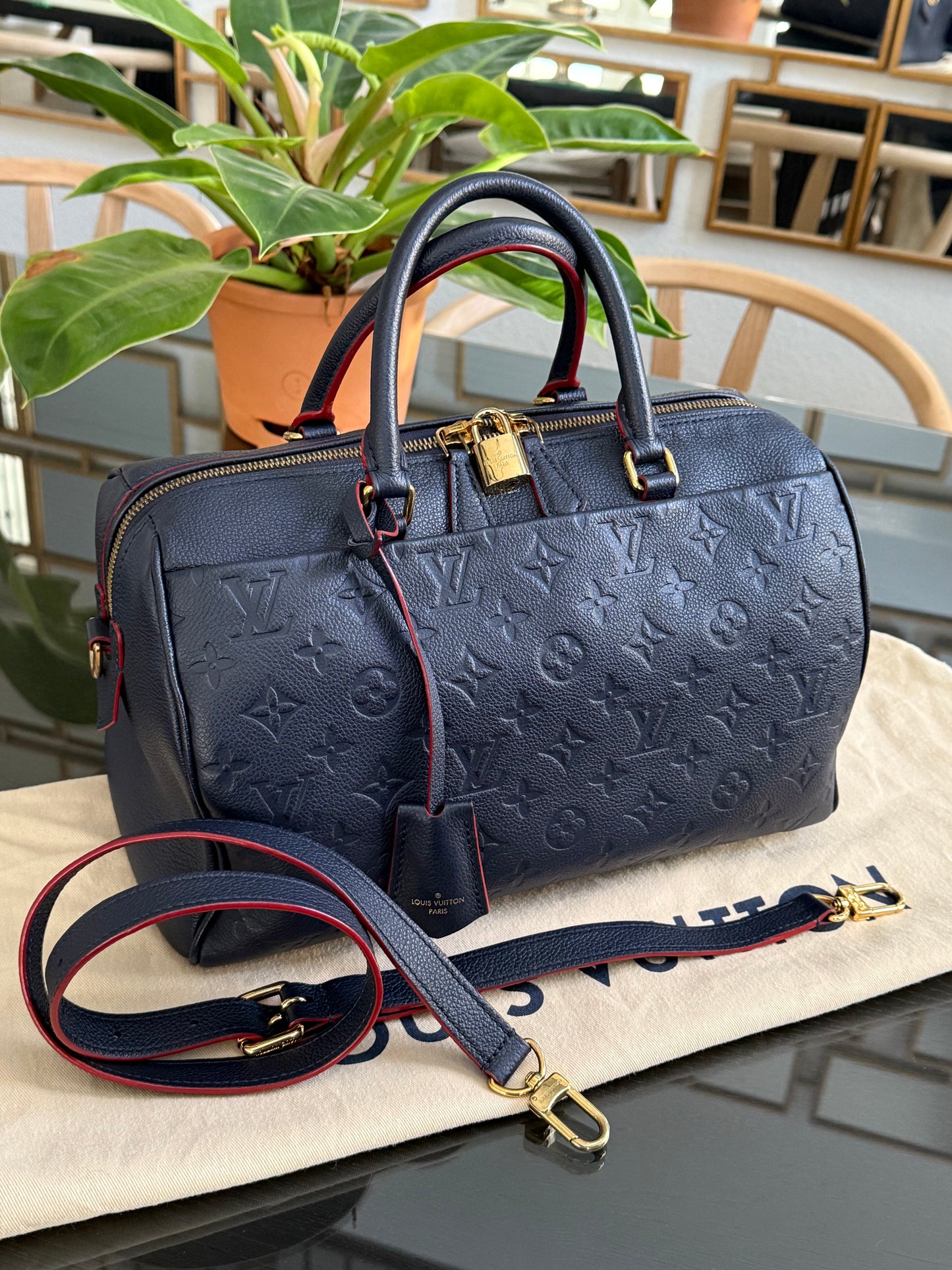 Empreinte Speedy 30 Bandoulier Marine Rouge with Dustbag ๐๏ธ Year: 2016