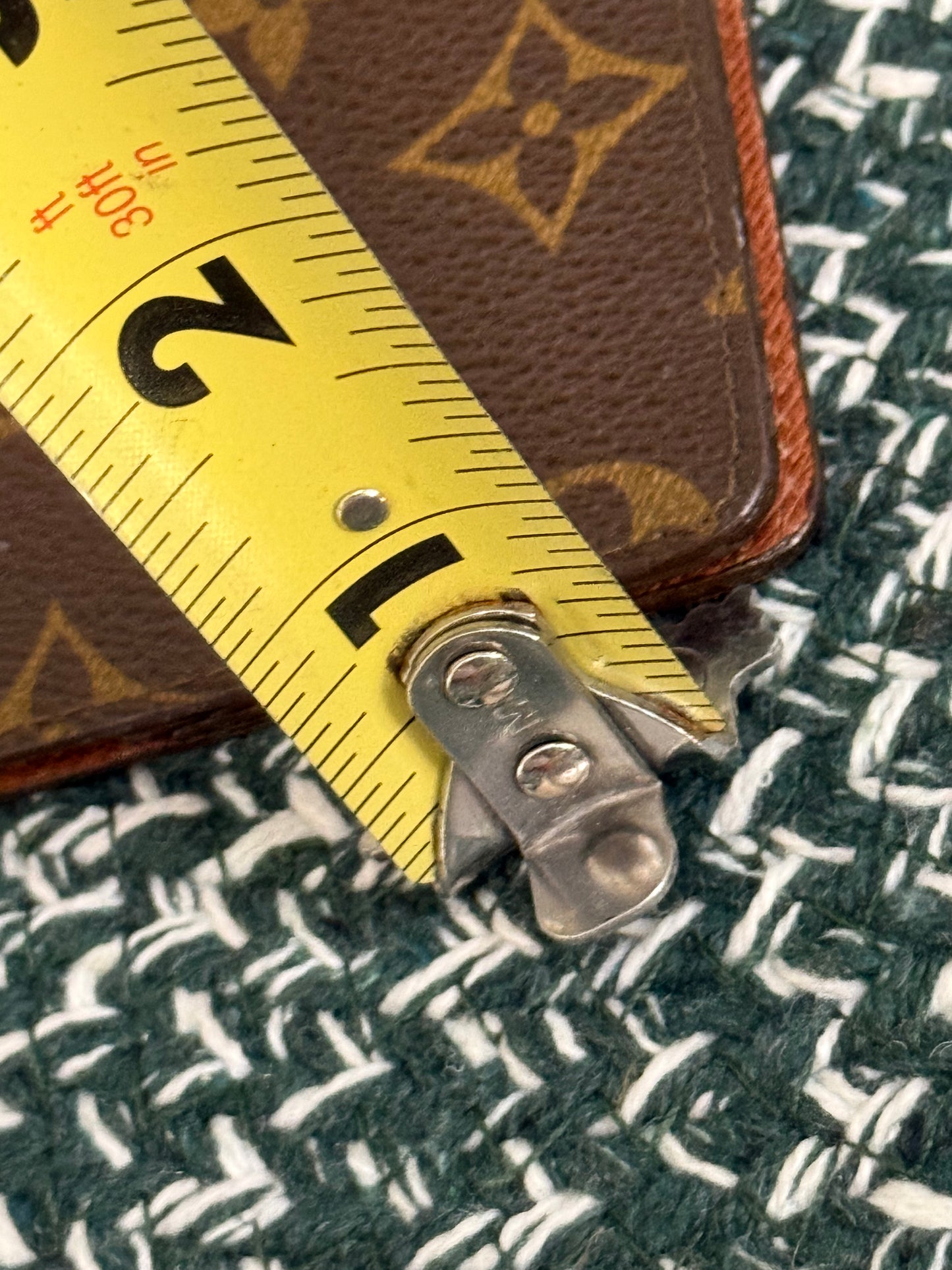 Vintage Checkbook Holder in Monogram 🗓️ Year: 1989