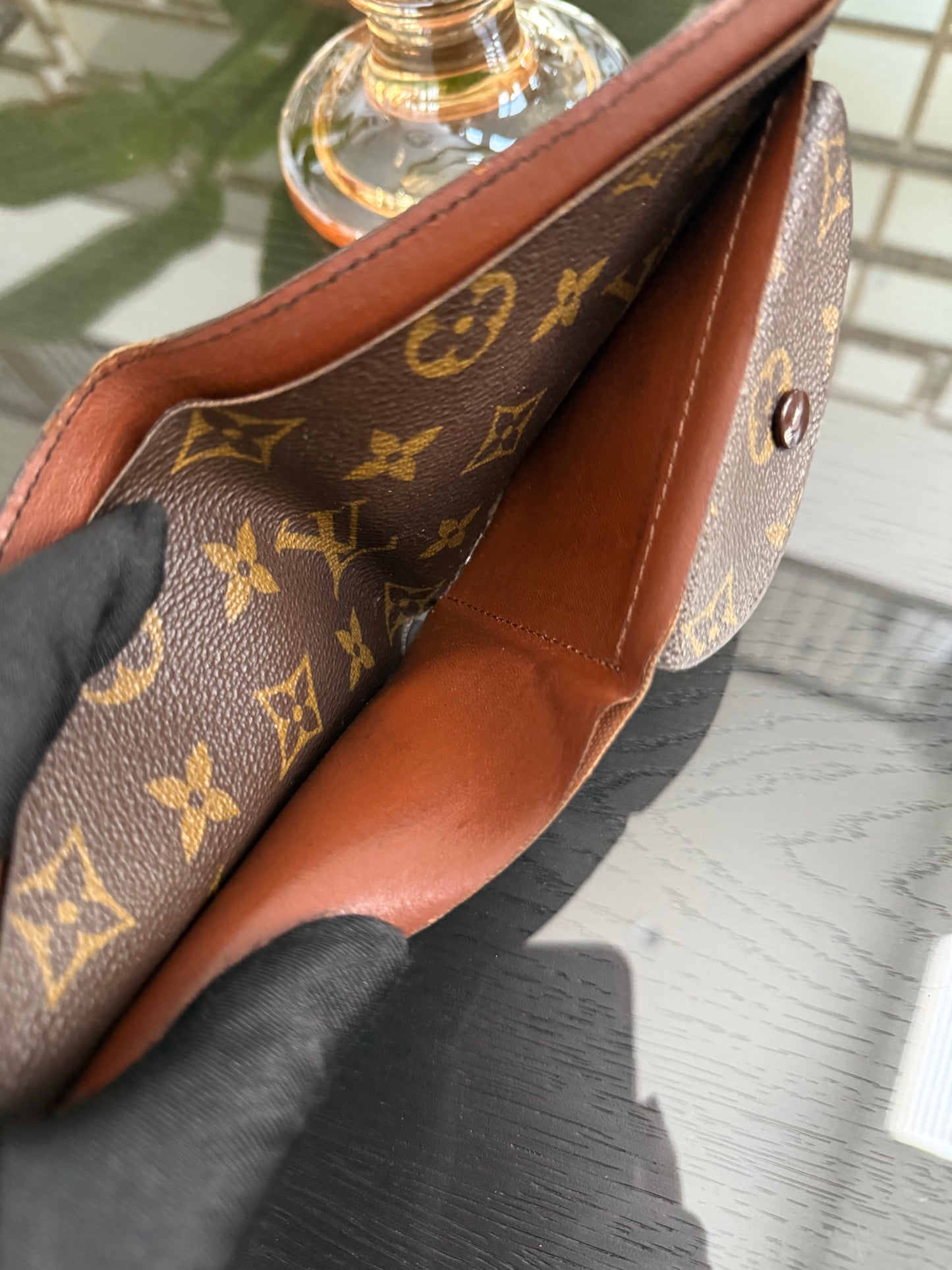 Vintage Monogram Mens Bifold Wallet ๐๏ธ Year: Pre Date