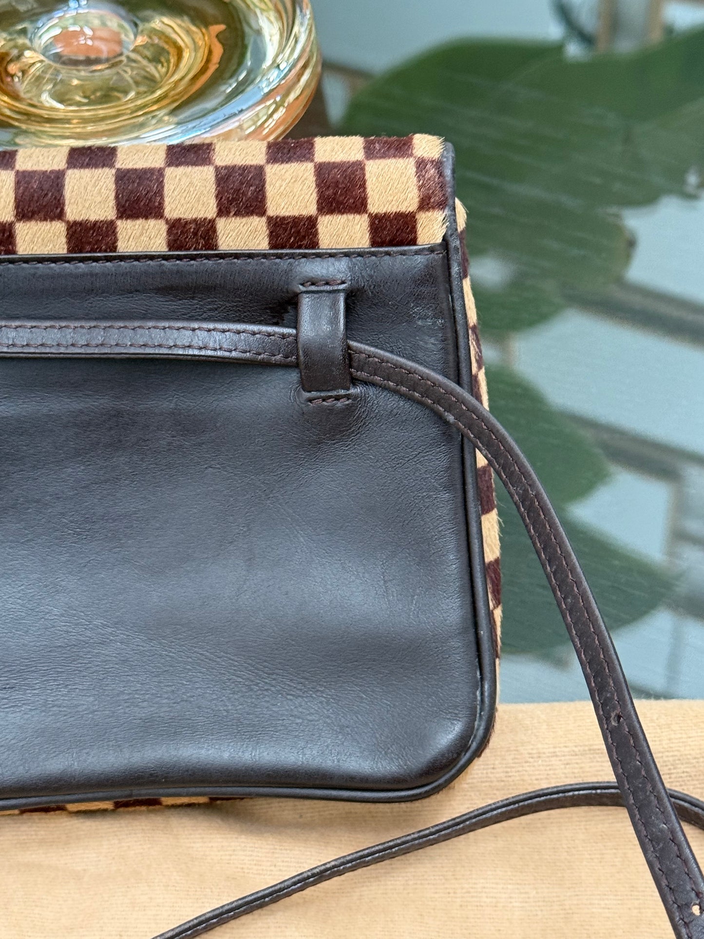 Damier Sauvage Gazelle Crossbody Pouch with Dustbag -🗓️ Year: 2001