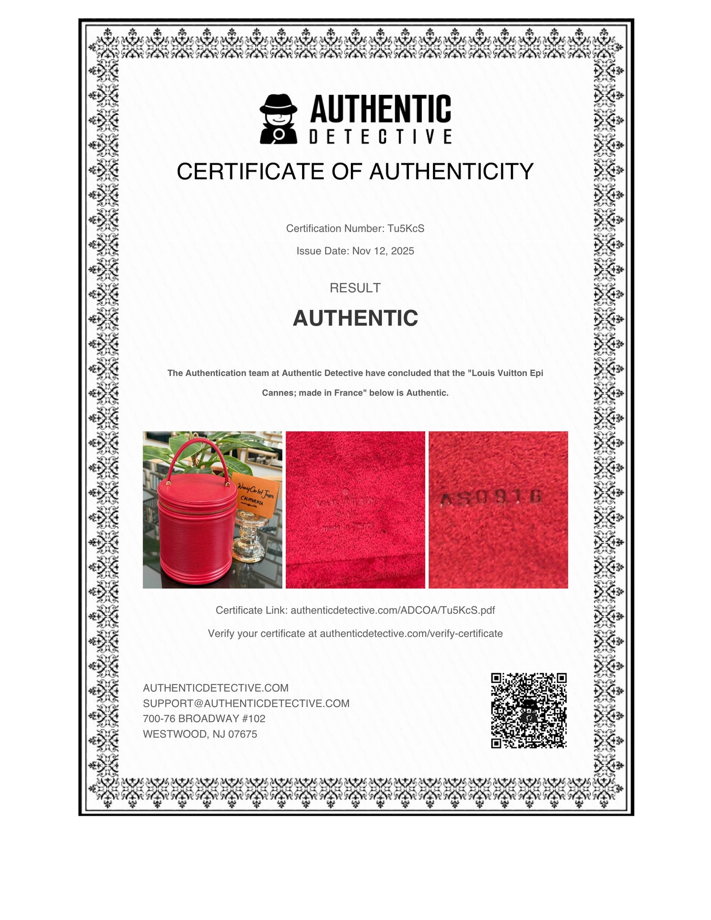 Epi Cannes with Lock No key-๐๏ธ Year: 2000