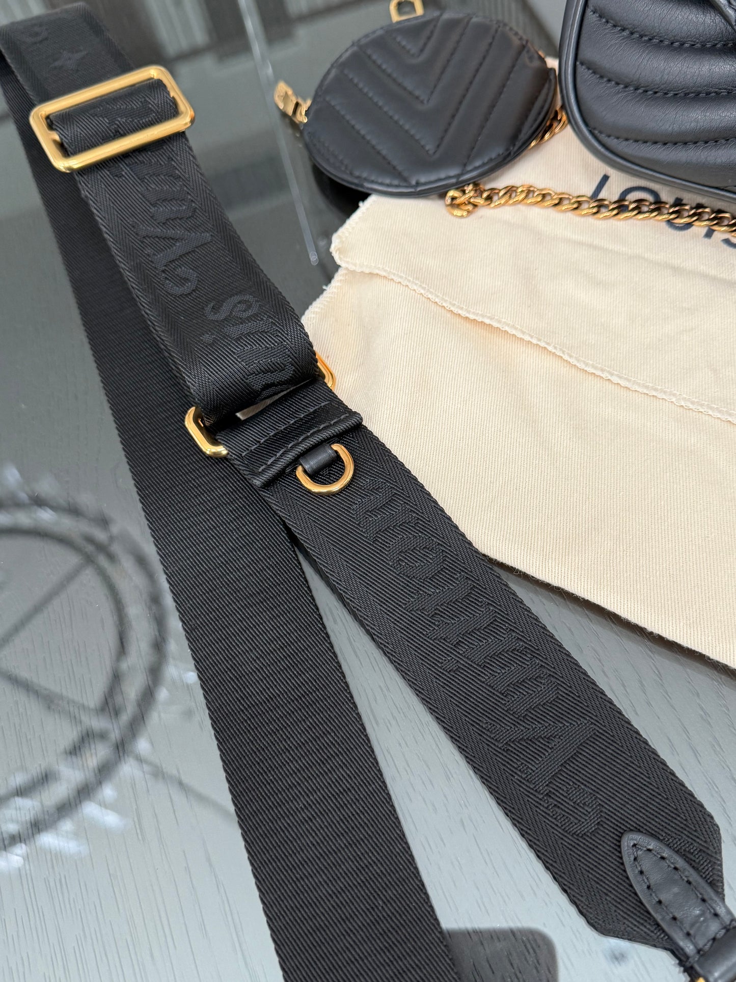 Multi Pochette New Wave Noir with Box, Dustbag and Paper bag