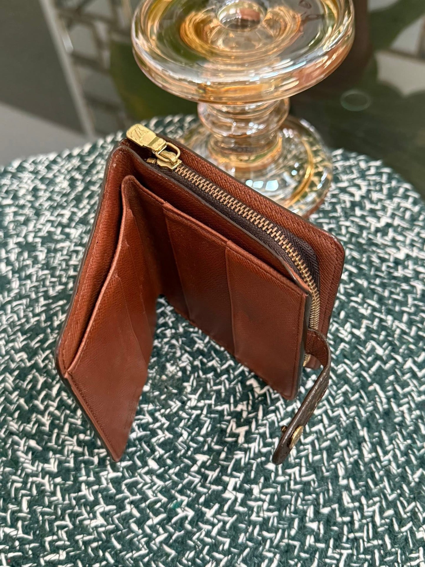 Monogram Zip Around Compact Wallet ๐๏ธ Year: 1999