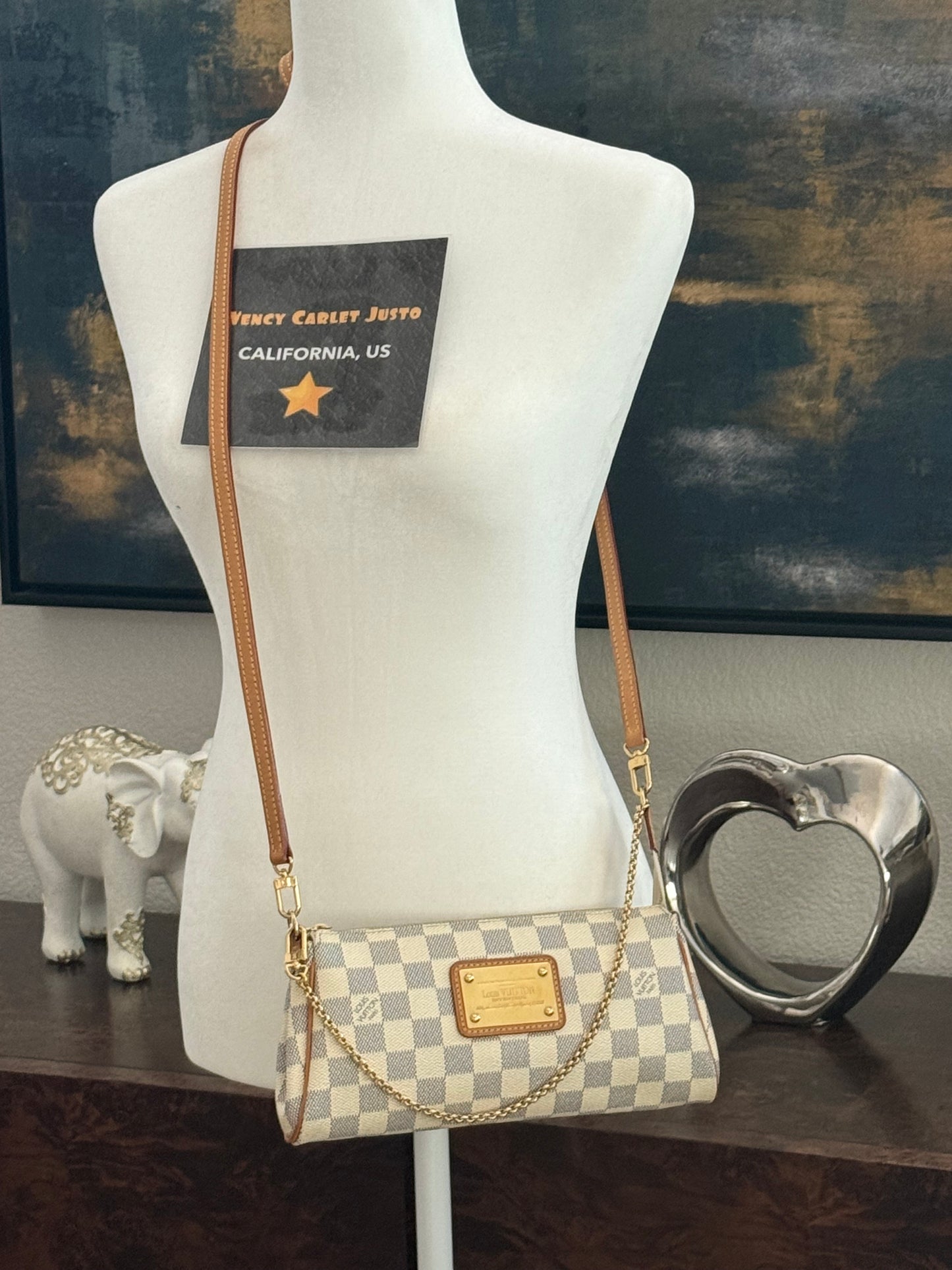 Eva Clutch in Azur with Dustbag and box ๐๏ธ Year: 2010
