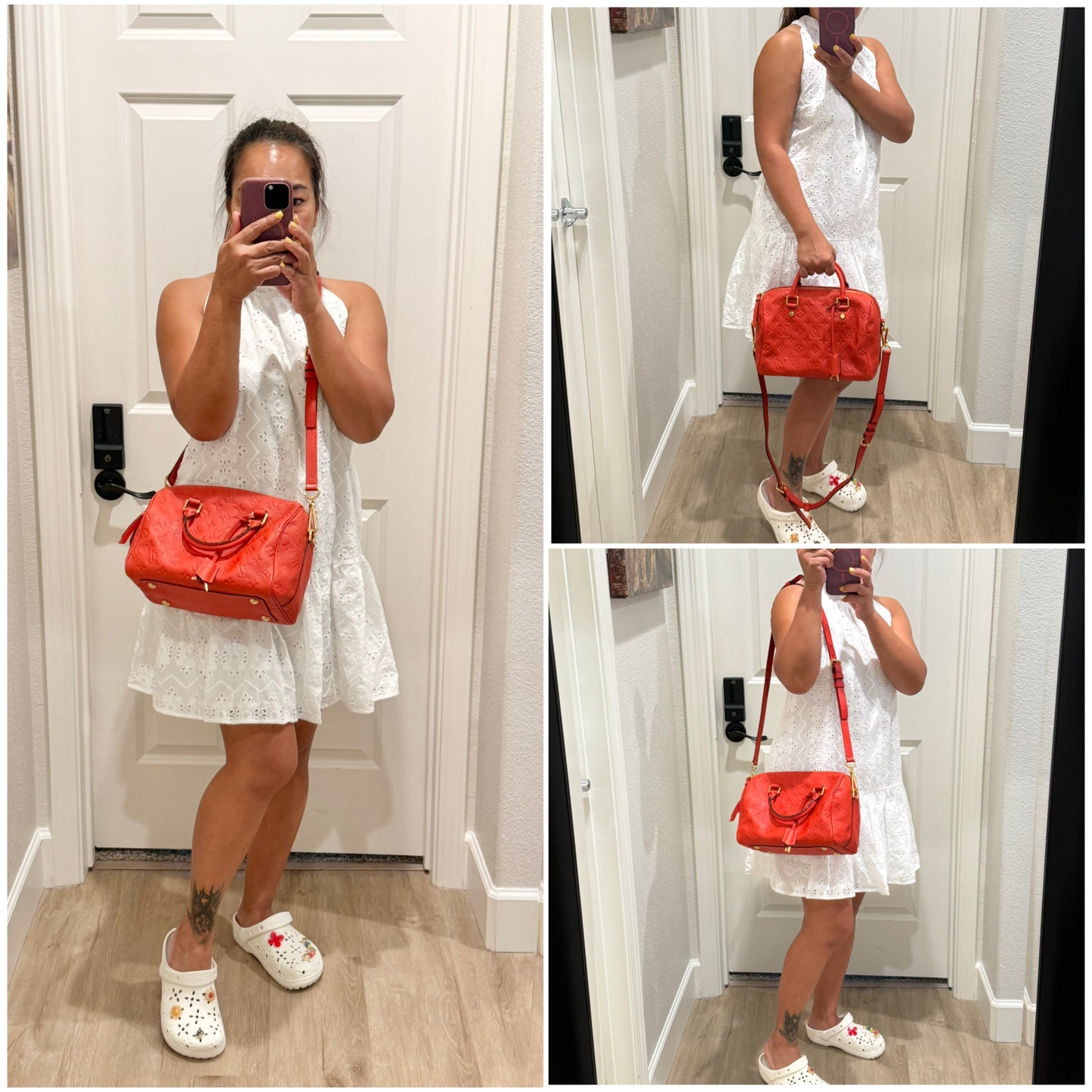 🌺Empriente Speedy 25 Bandoulier with lock 🔐 keys -🗓️ Year: 2012