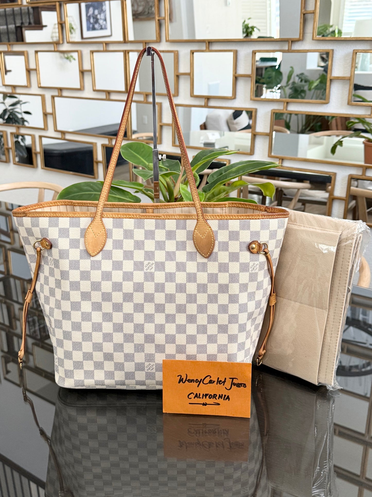 Neverfull MM in Azur with Insert Organizer ๐๏ธ Year: 2009