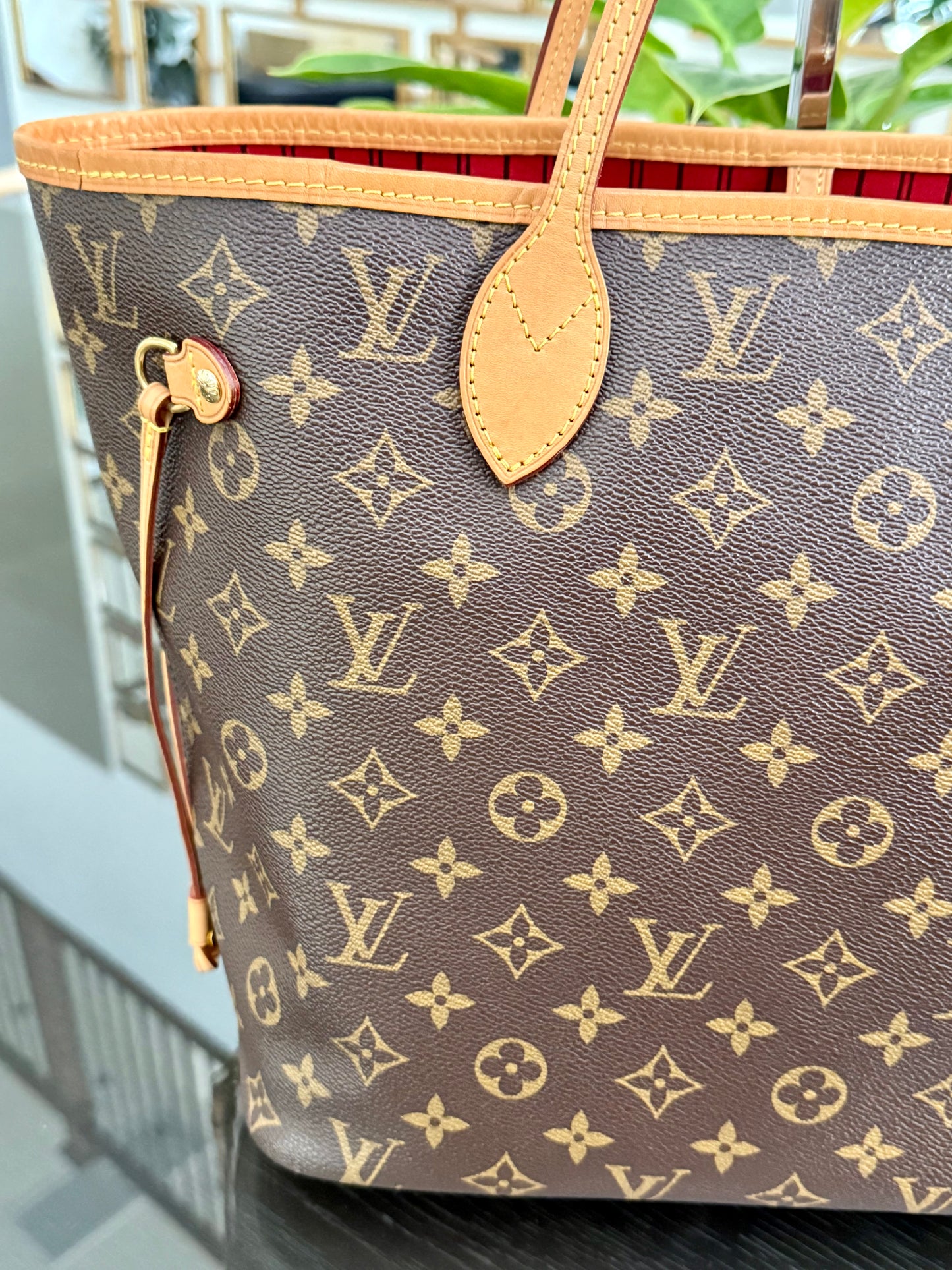 Neverfull MM in Monogram Cerise Interior with Dustbag 🗓️ Year: 2017