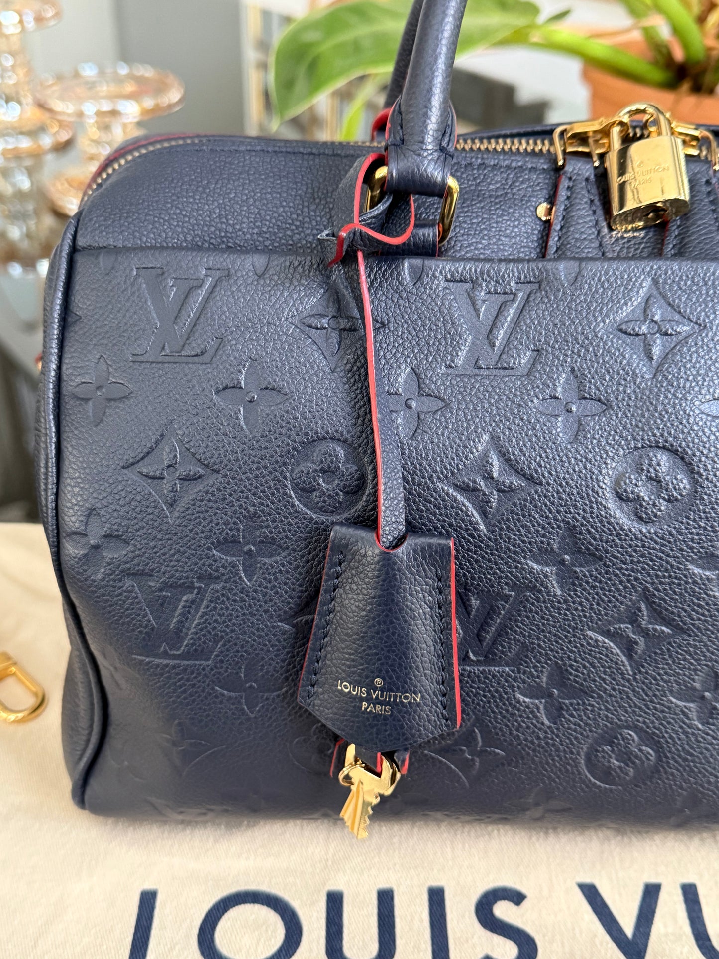 Empreinte Speedy 30 Bandoulier Marine Rouge with Dustbag ๐๏ธ Year: 2016