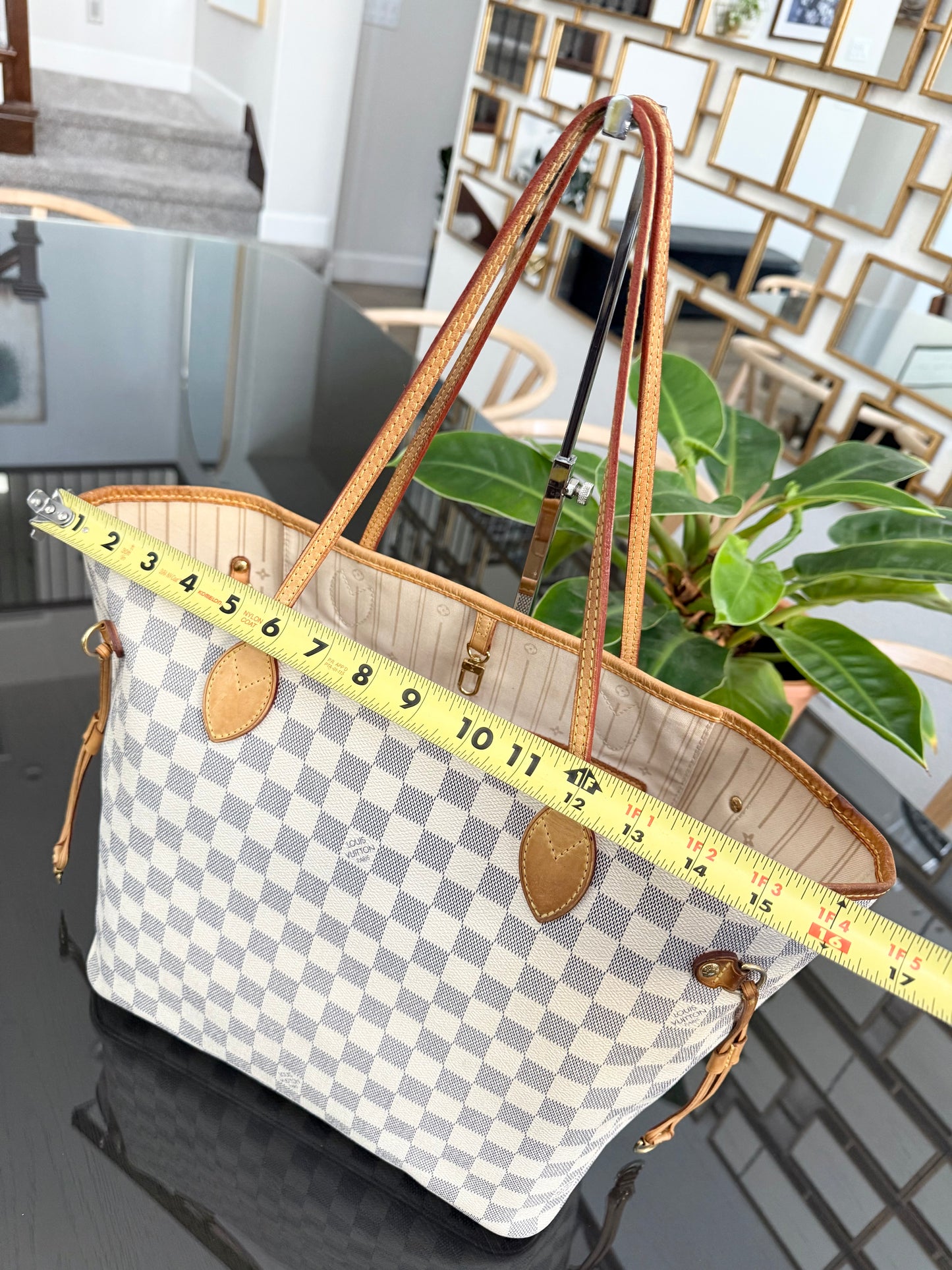 Neverfull MM in Azur with Insert Organizer ๐๏ธ Year: 2009