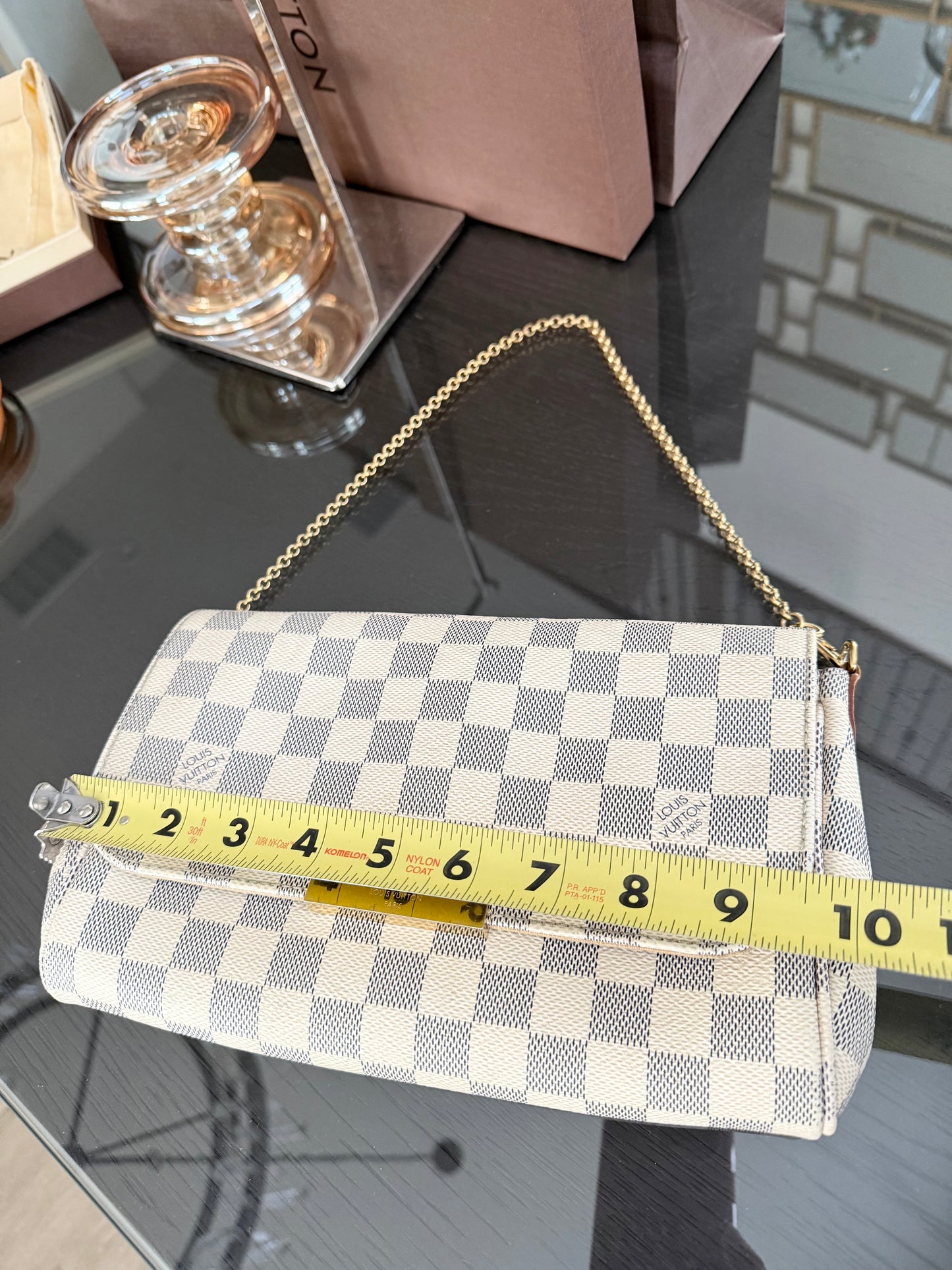 Favorite MM in Azur with Dustbag, Insert Organizer, Box and Paper bag -Year: 2015