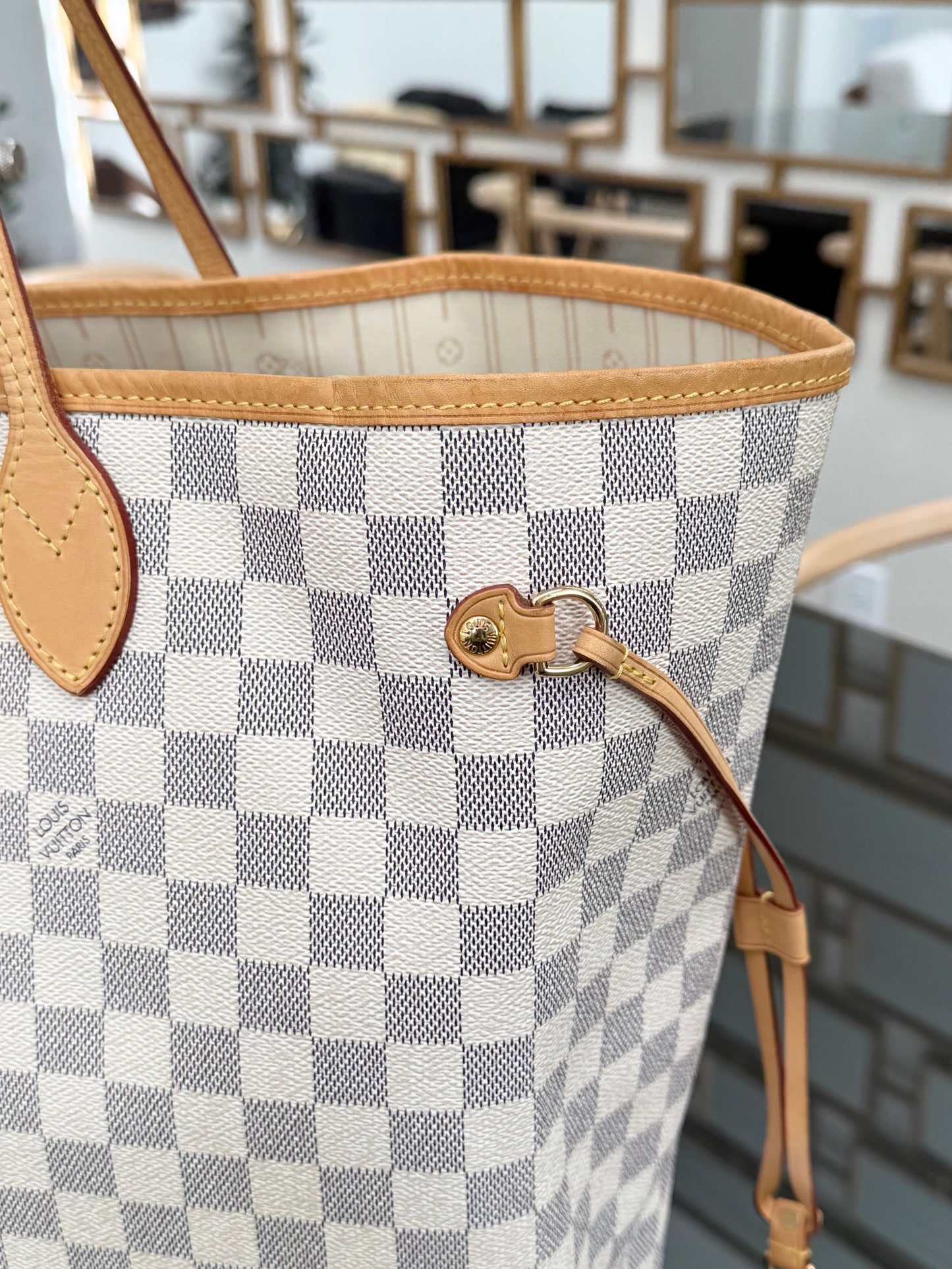 Neverfull GM Azur with Dustbag and Insert Organizer -๐๏ธ Year: 2012