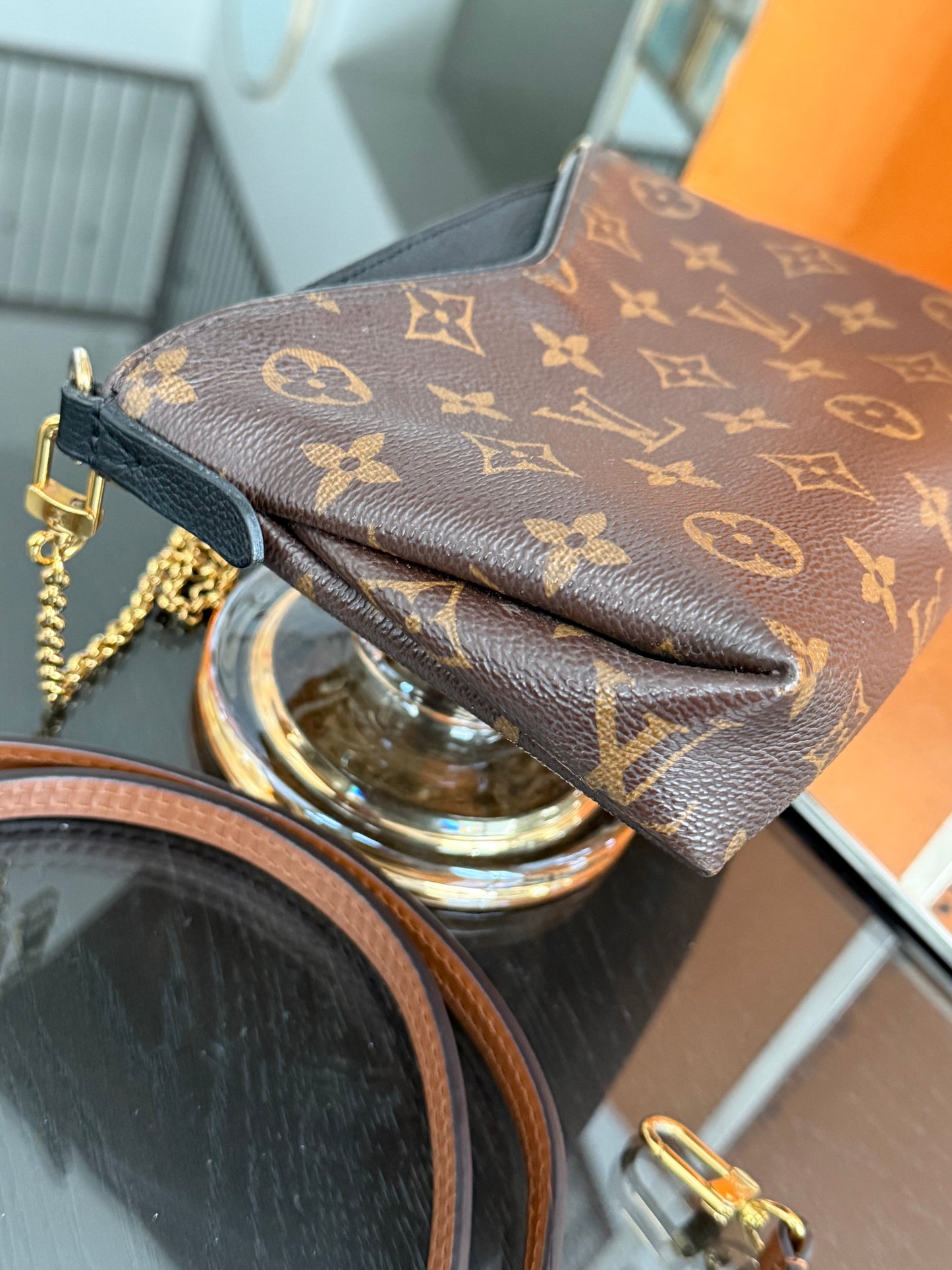 Pallas Clutch w/ Box , Receipt, and Paper bag-Year: 2017