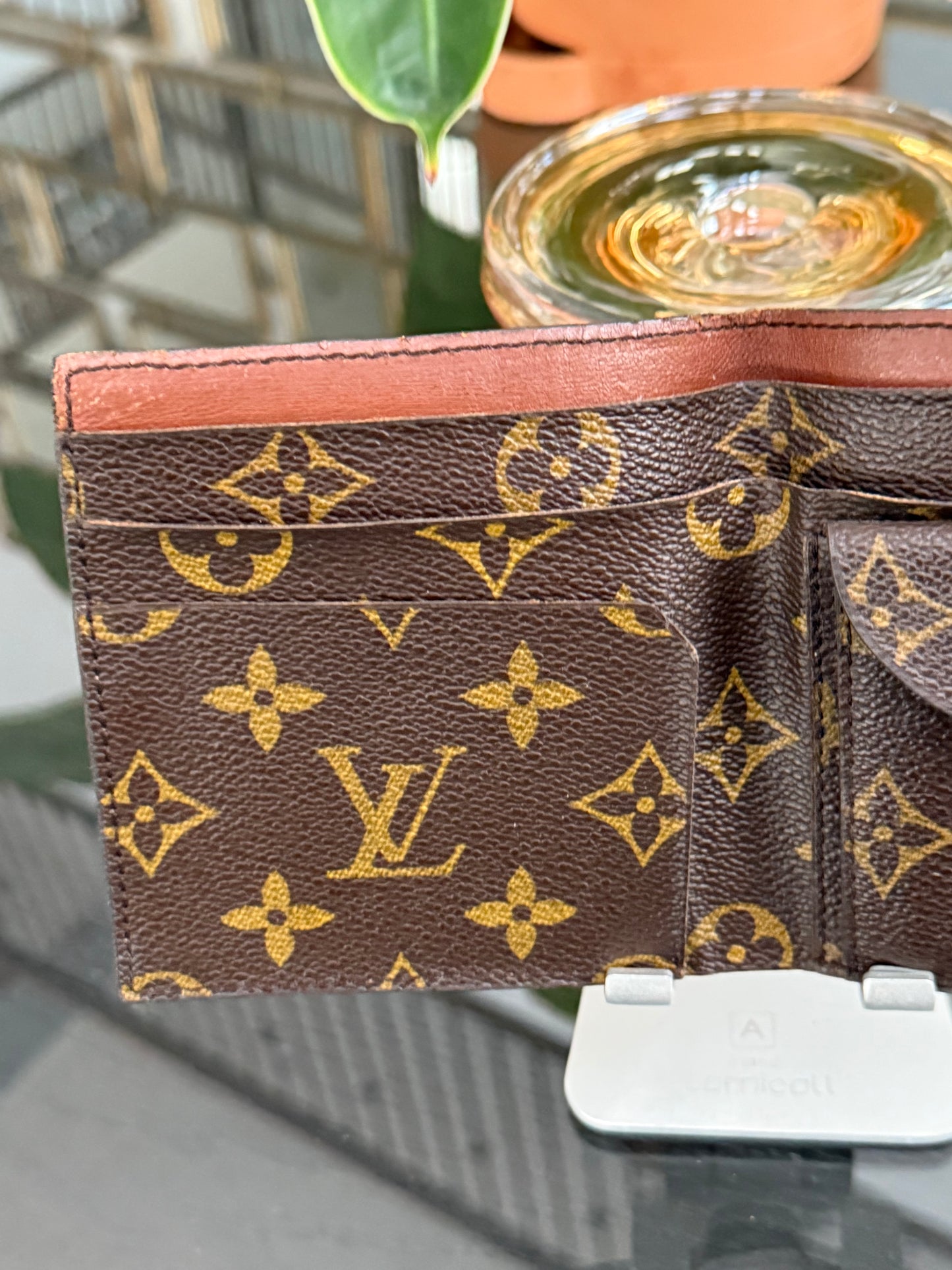 Vintage Monogram Mens Bifold Wallet ๐๏ธ Year: Pre Date