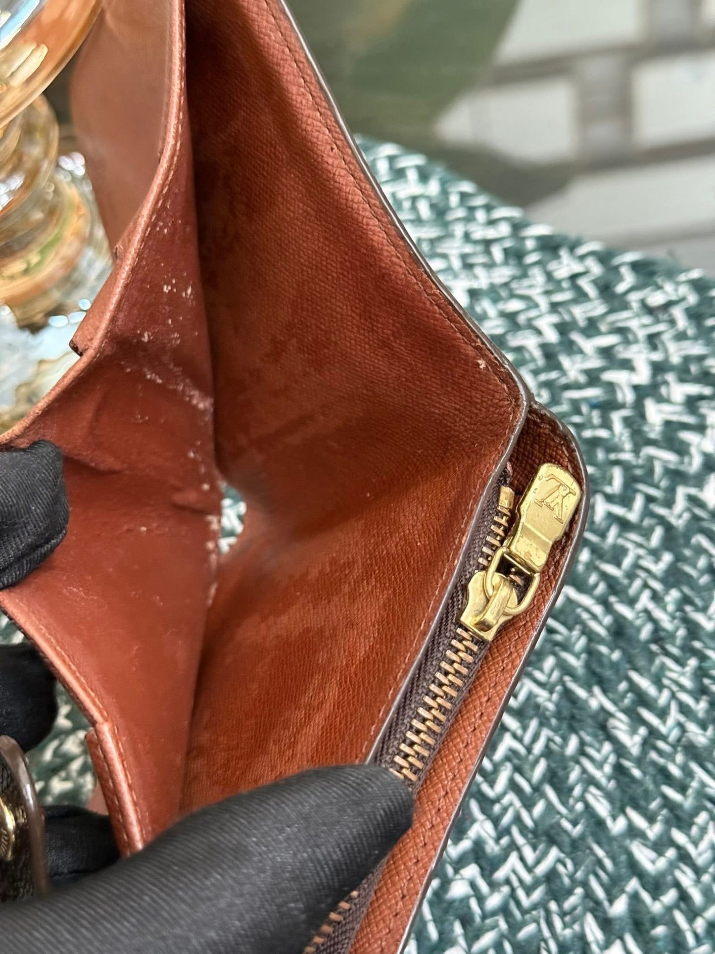 Monogram Zip Around Compact Wallet ๐๏ธ Year: 1999