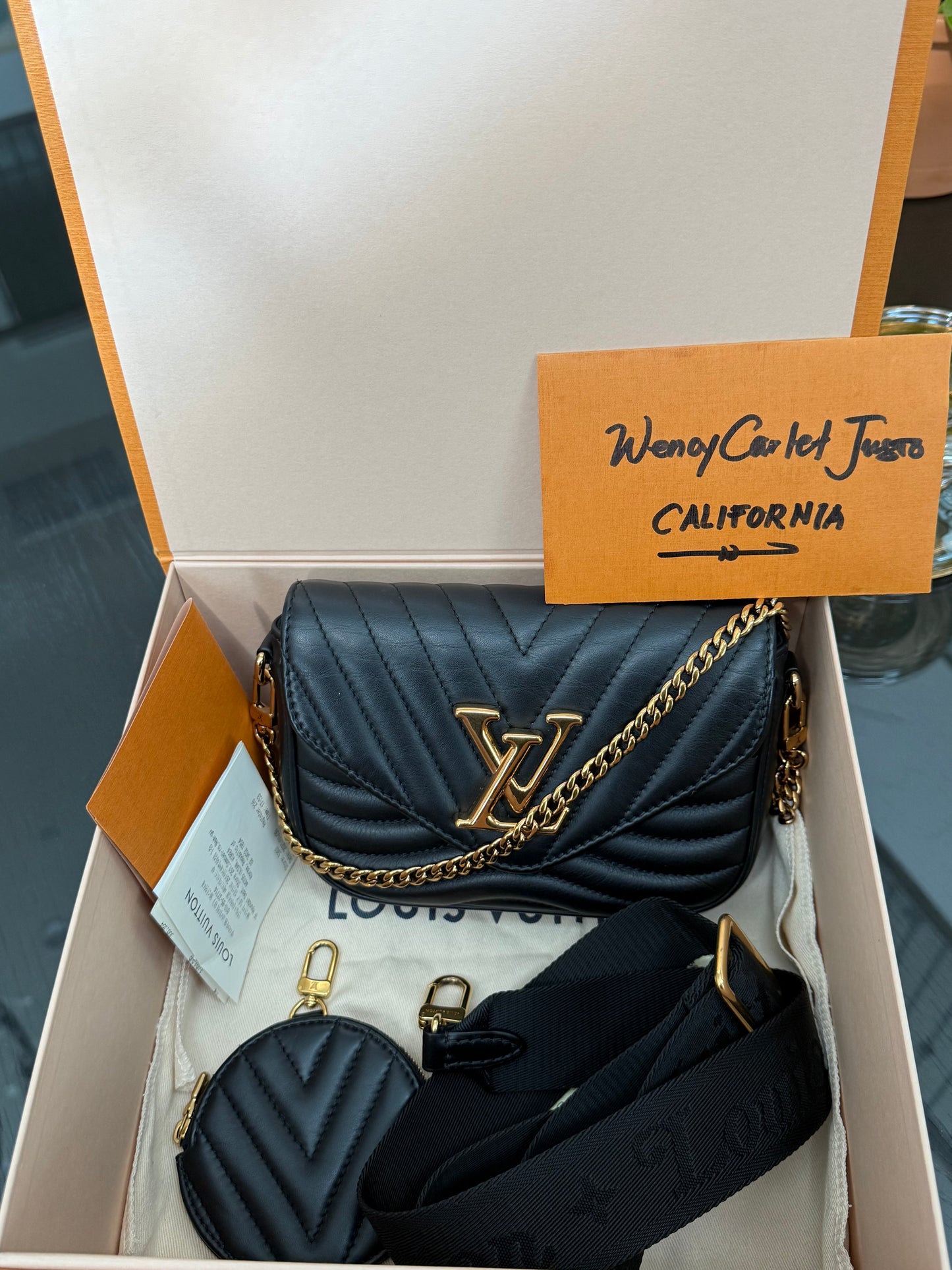 Multi Pochette New Wave Noir with Box, Dustbag and Paper bag