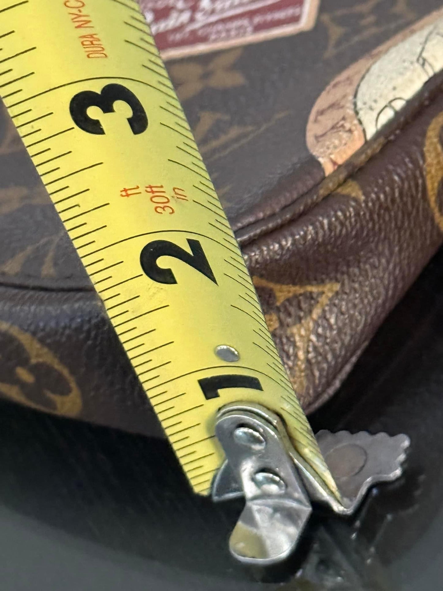 Monogram Patch Mini Pochette Accessories with Vanchetta Handle, Dustbag & Box - π
Year: 2009