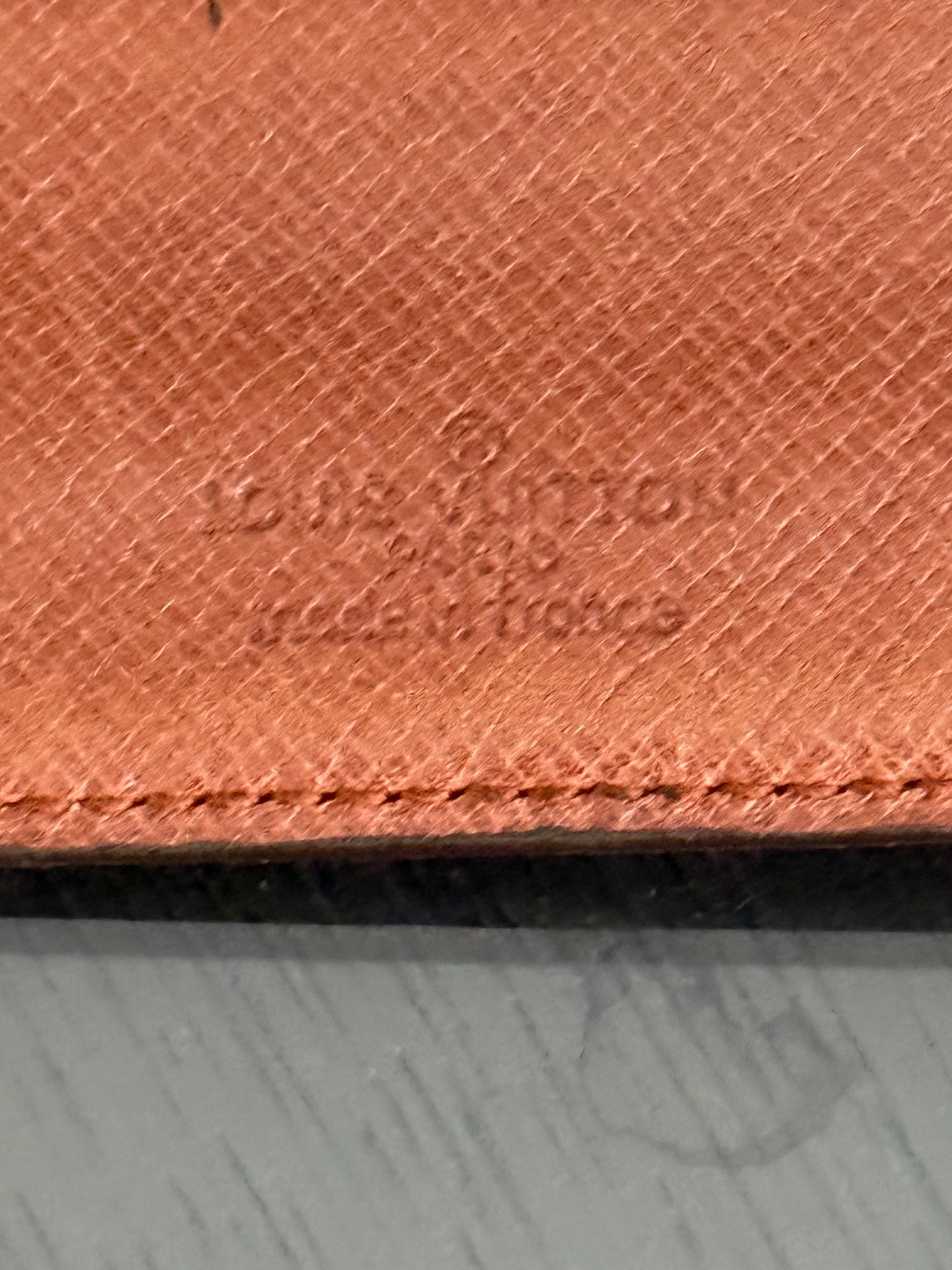 Monogram Checkbook Wallet with 6 Cardholders 🗓️ Year: 1987