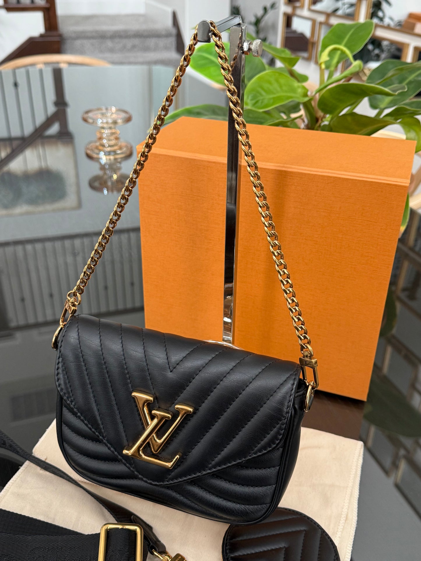 Multi Pochette New Wave Noir with Box, Dustbag and Paper bag