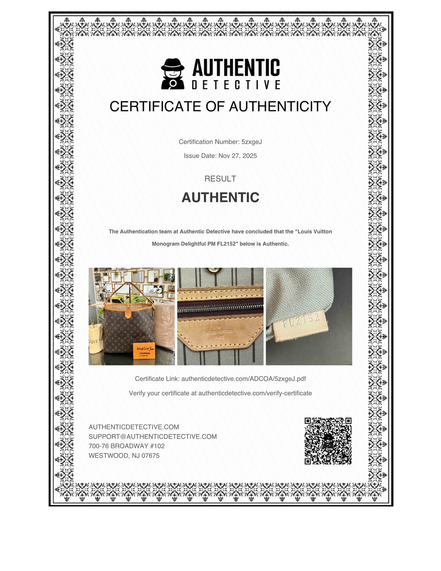 Delightful PM with Dustbag and Insert Organizer 🗓️ Year: 2012