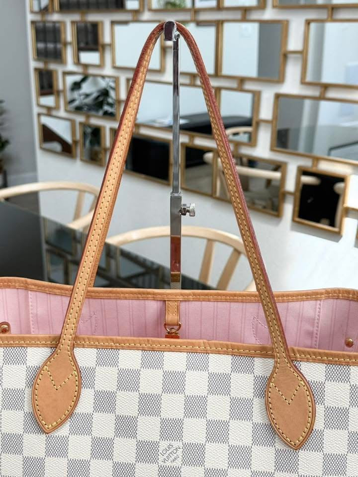 Neverfull MM in Rose Ballerine w/ Dustbag, Receipt and Insert Organizer -ποΈ Microchip