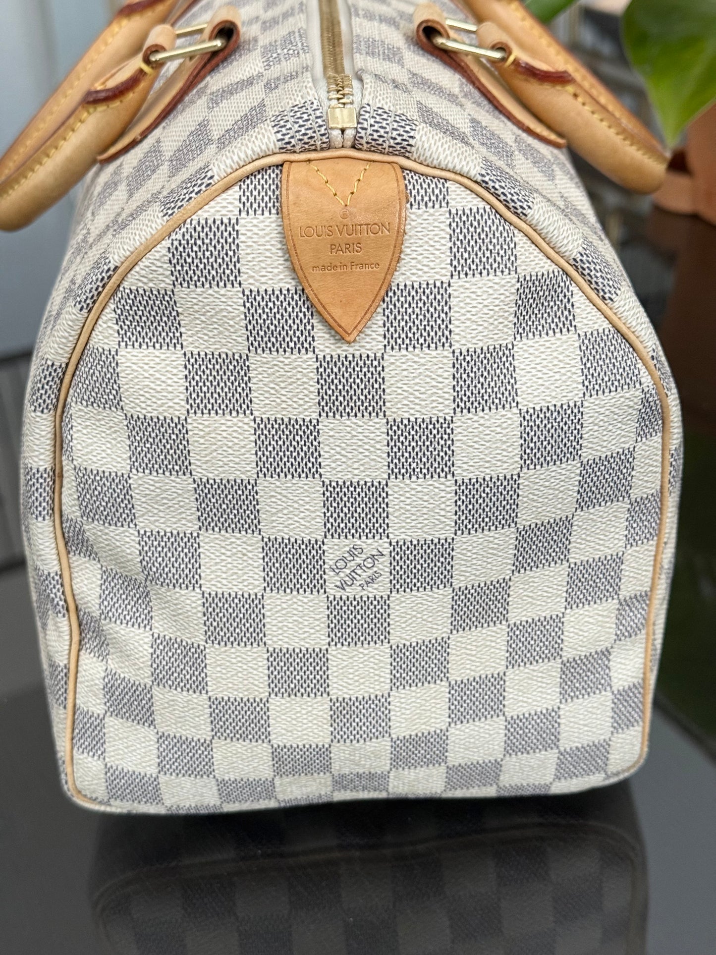 Speedy 30 in Damier Azur with lock π key, Dustbag and Insert Organizer -ποΈ Year 2007