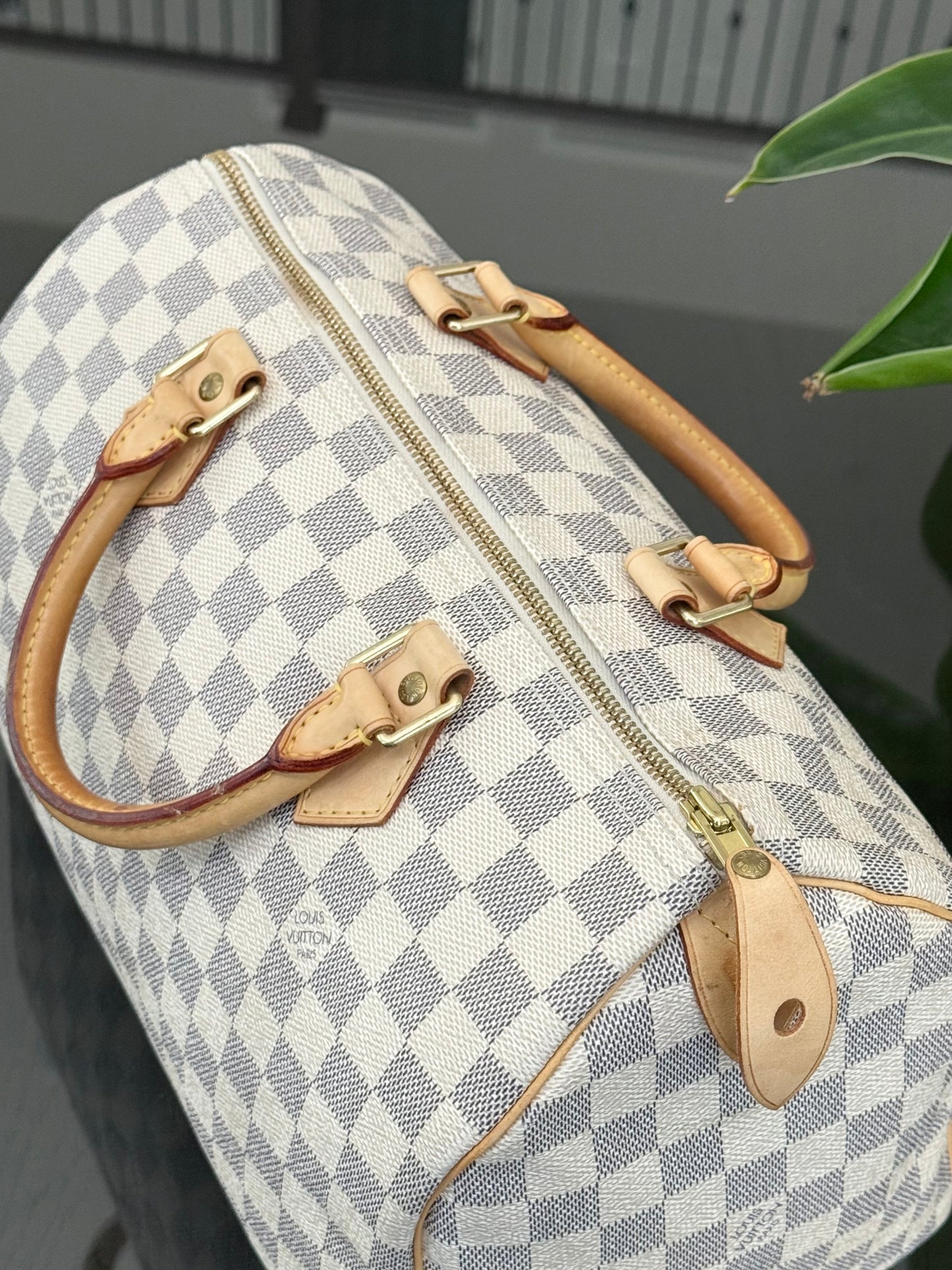 Speedy 30 in Damier Azur with lock π key, Dustbag and Insert Organizer -ποΈ Year 2007