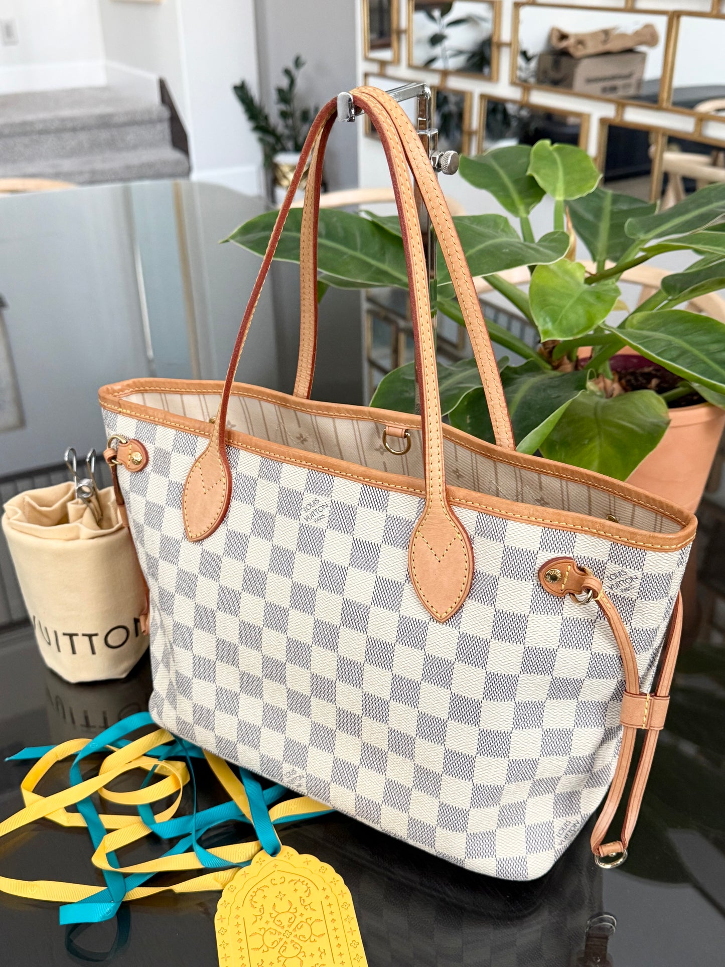 Neverfull PM in Azur with Dustbag and Insert Organizer ๐๏ธ Year: 2012