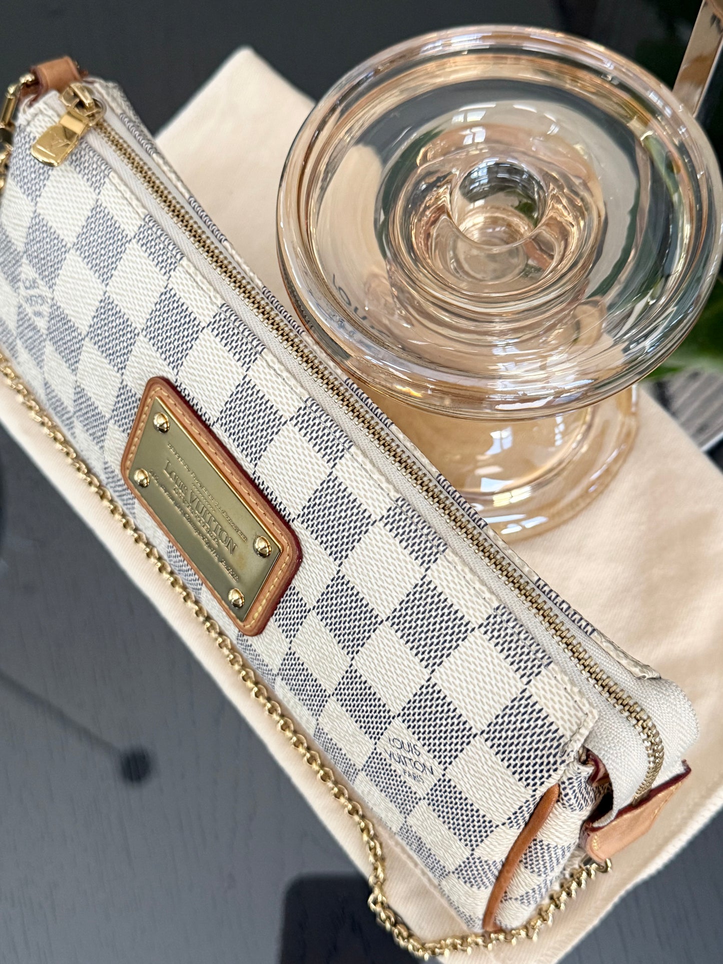 Eva Clutch in Azur with Dustbag and box ๐๏ธ Year: 2010
