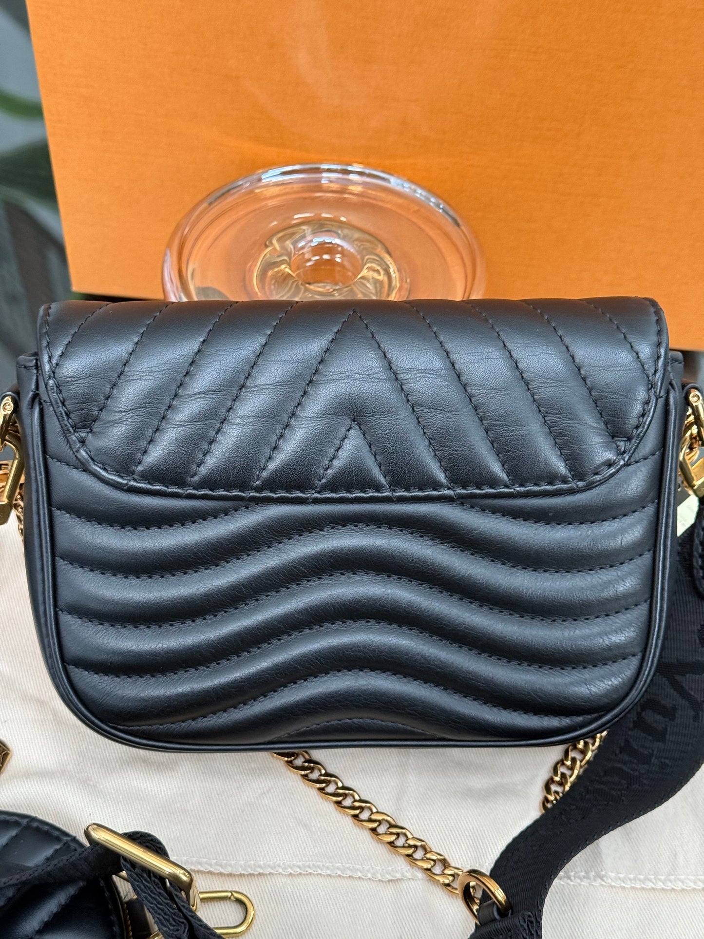 Multi Pochette New Wave Noir with Box, Dustbag and Paper bag