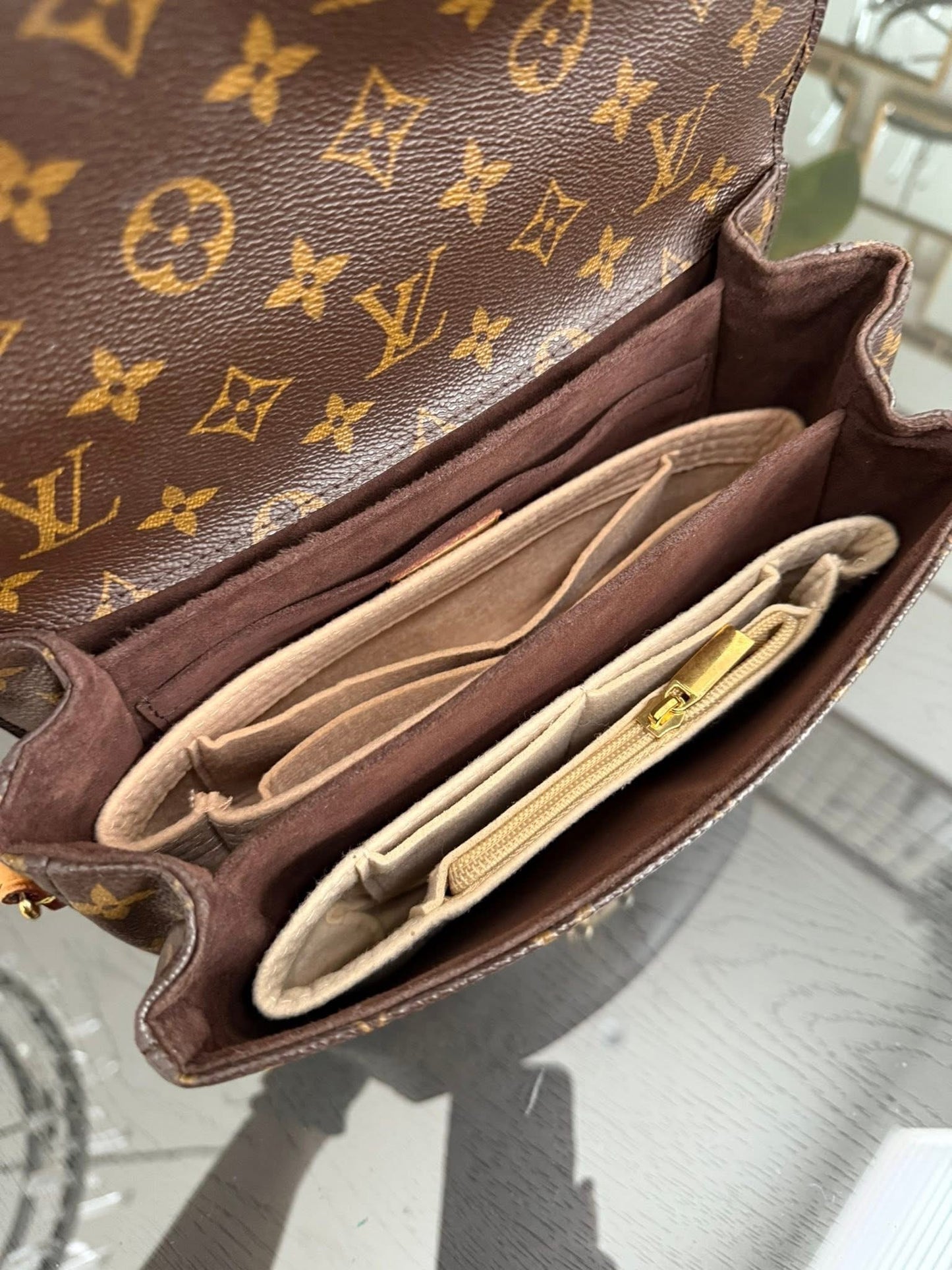 Pochette Metis in Monogram with Box, Dustbag, Insert organizer and Paper bag ๐๏ธ Year 2014