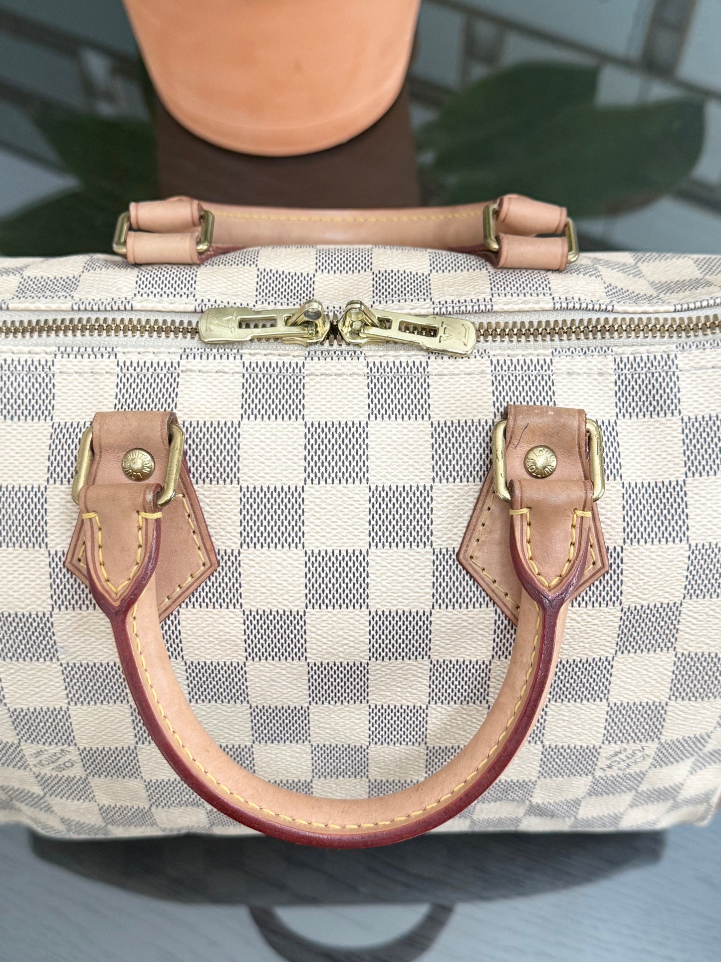 Speedy 25 Bandoulier in Azur with Strap, lock π keys, Dustbag and Insert Organizer ποΈ Year 2013