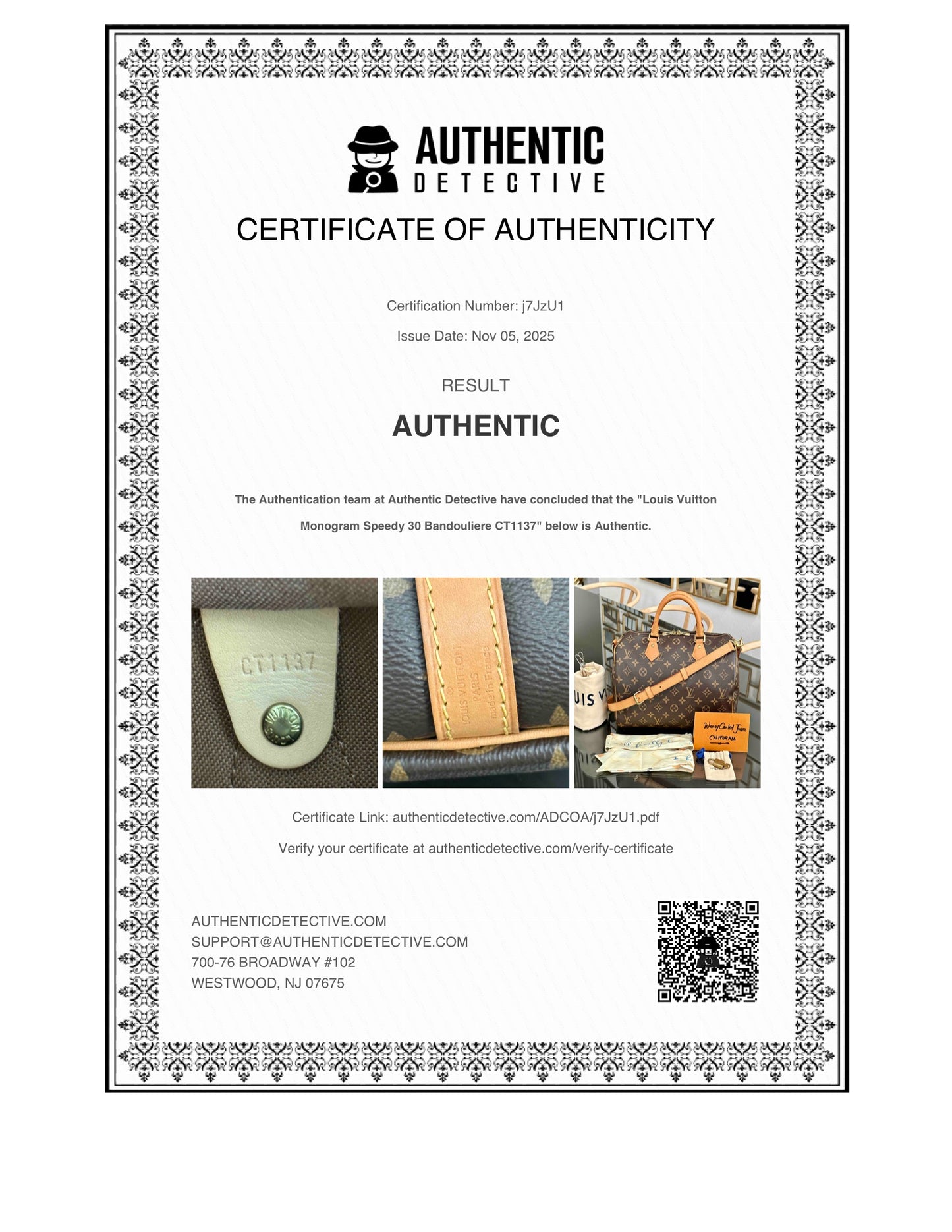 Speedy 30 Bandoulier in Monogram with π lock, Key and Dustbag -ποΈ Year: 2017