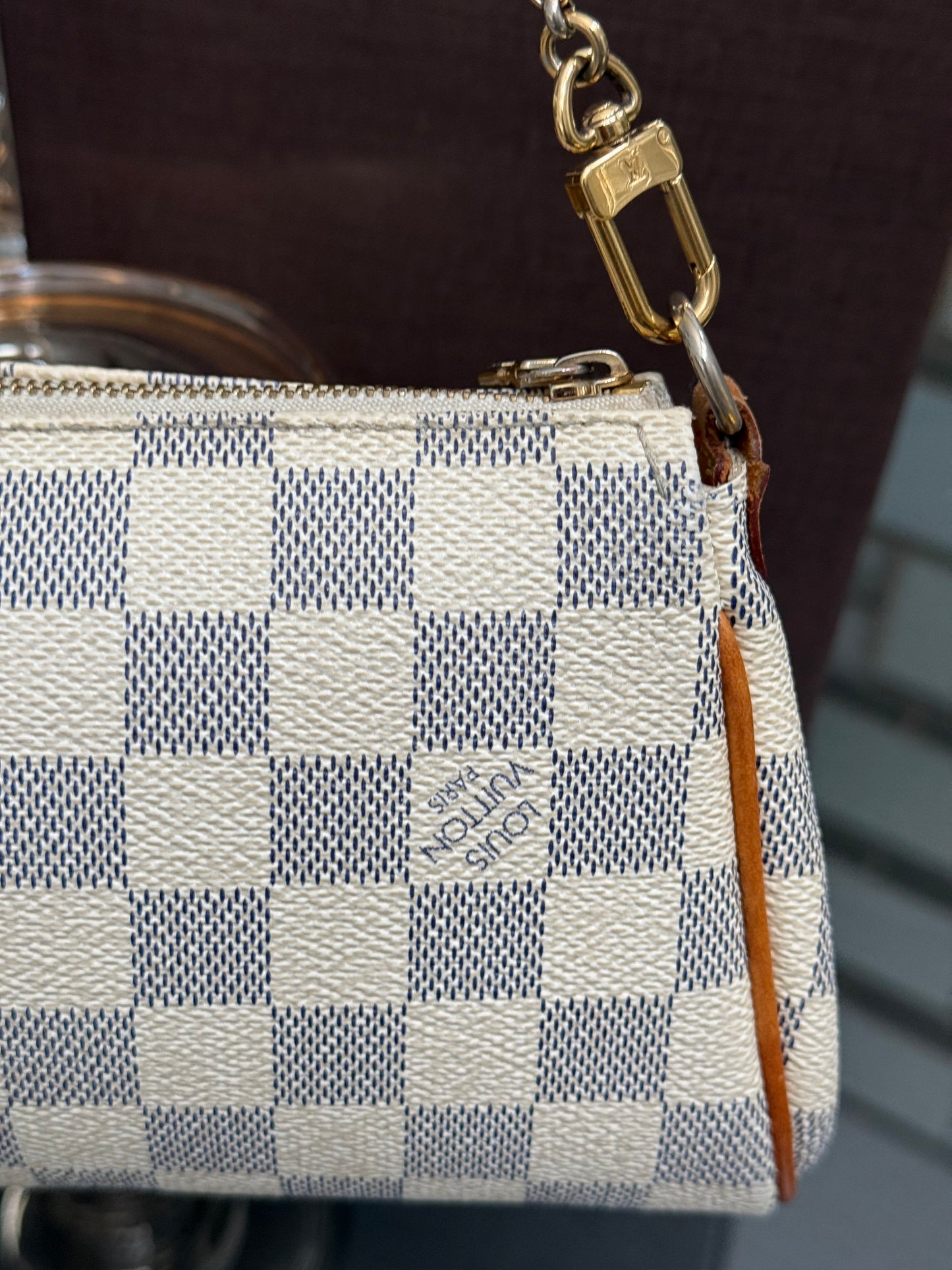 Eva Clutch in Azur with Dustbag , box and Paper bag 🗓️ Year: 2011