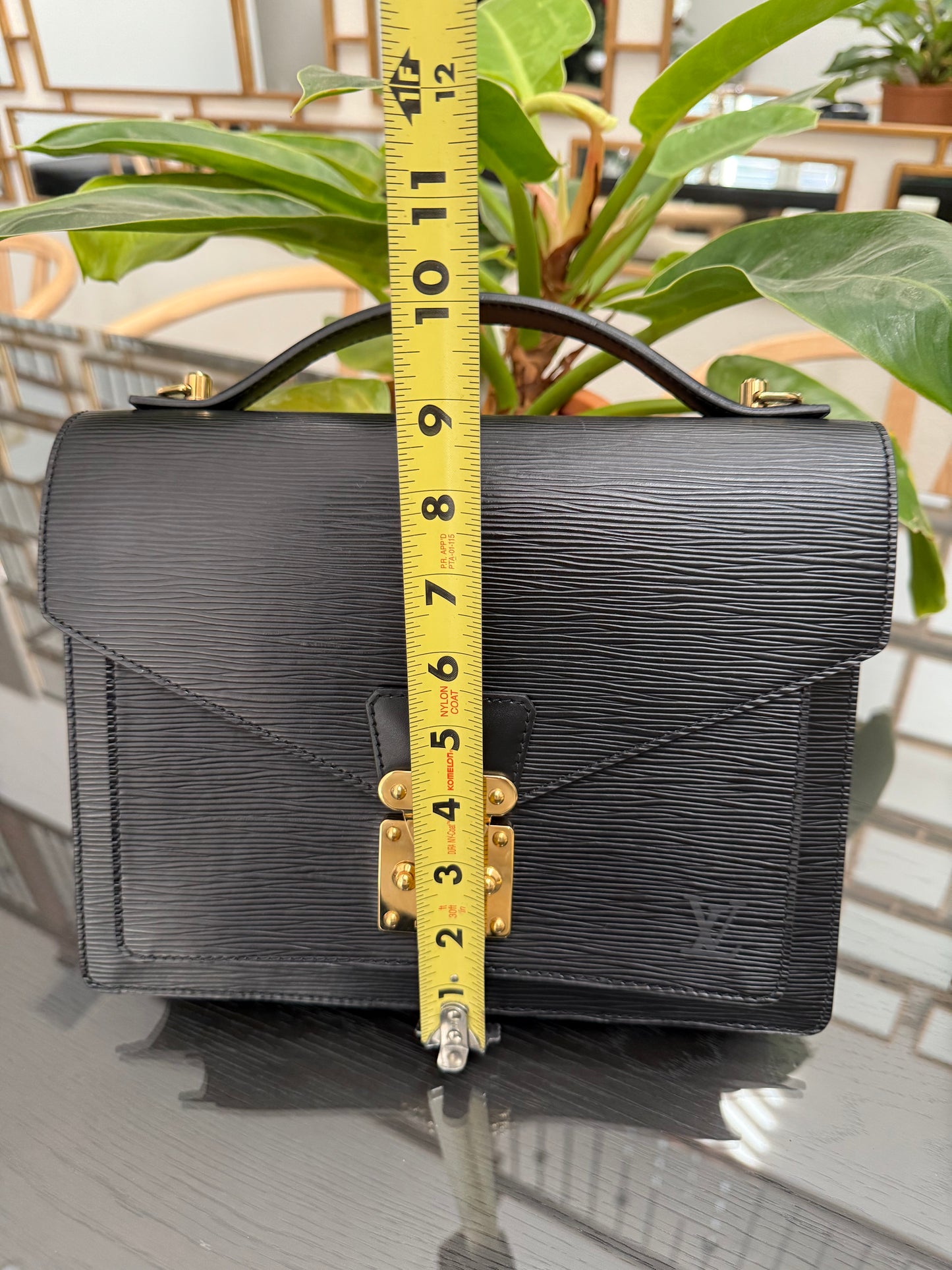 Epi Black Monceau 28 Crossbody 2 Way Bag - 📅 Year: 1997