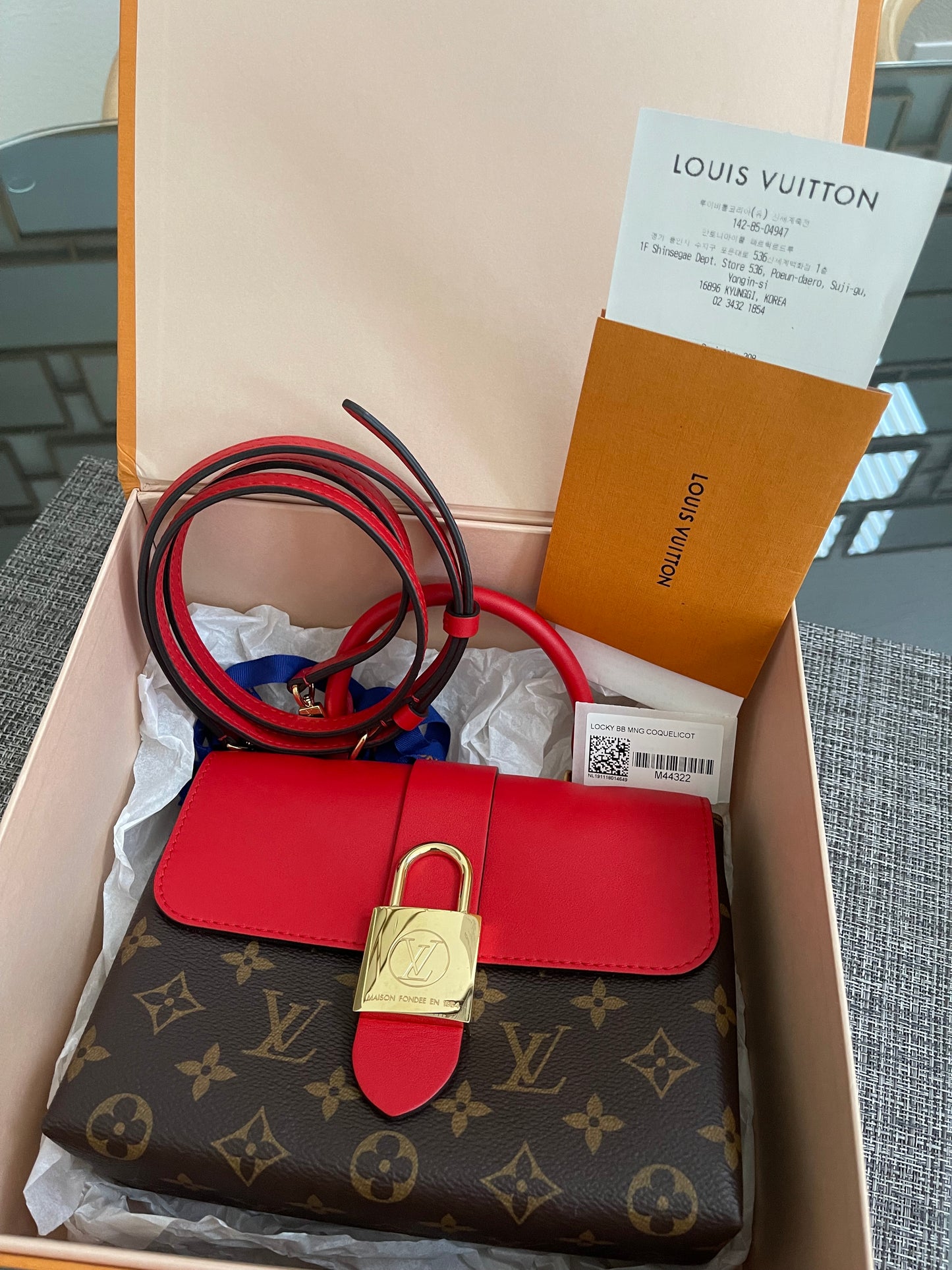 Locky BB Monogram Coquelicot (Complete Inclusions) - ๐
Year: 2019