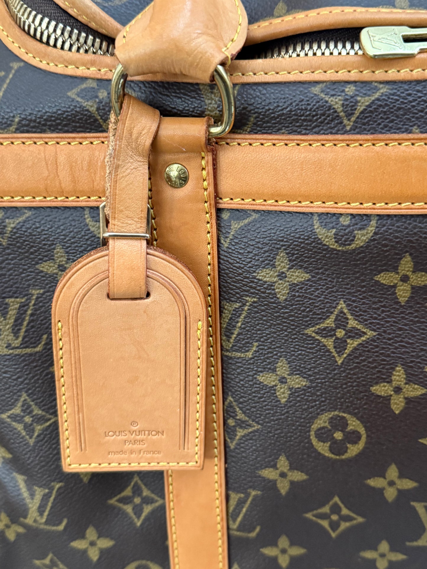 Sac Chien Monogram Pet Carrier 40 with Luggage Tag 🗓️ Year: 2004