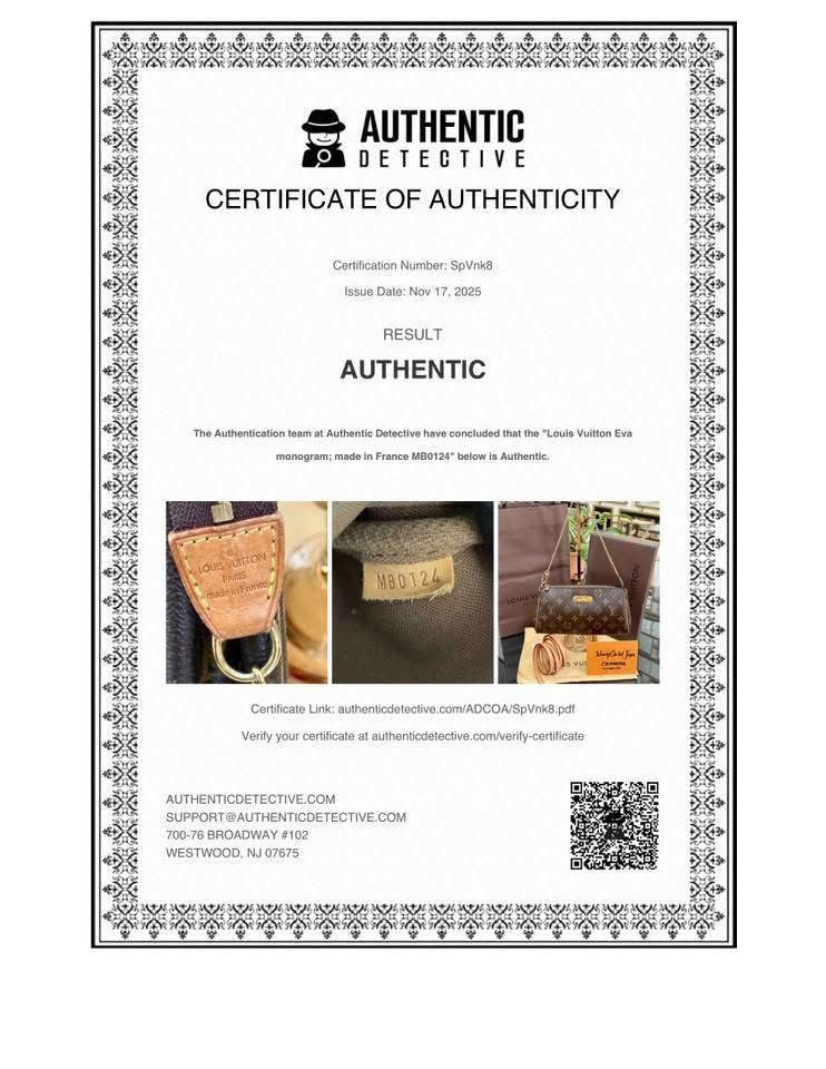 Eva Clutch in Monogram with Dustbag, Box and Paper bag ποΈ Year: 2014