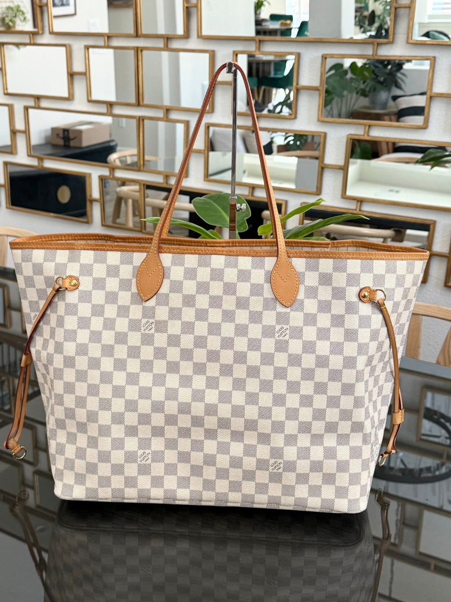 Neverfull GM in Azur with Dustbag Insert Organizer 🗓️ Year: 2012