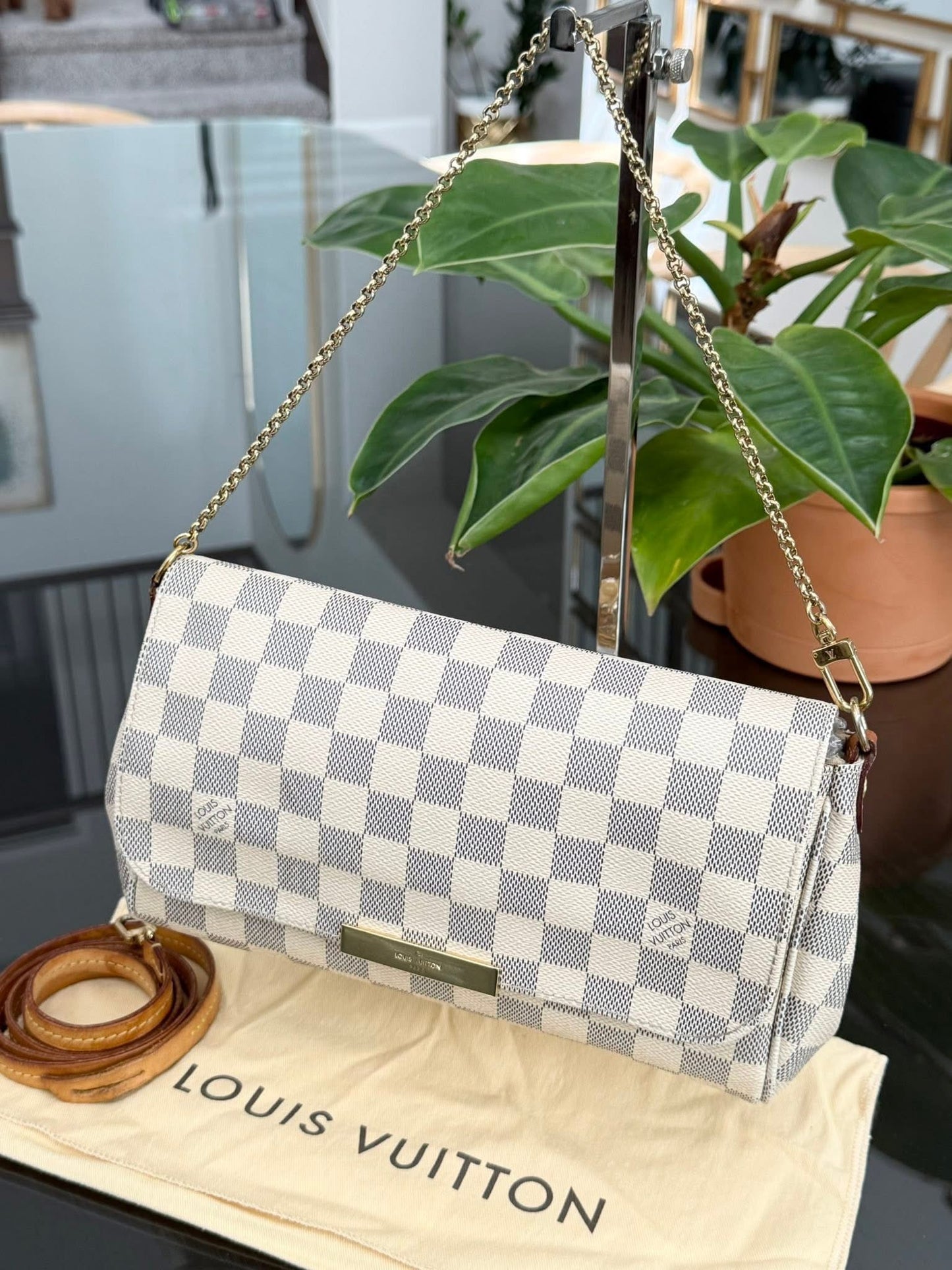 Favorite MM in Azur with Dustbag, Insert Organizer, Box and Paper bag 🗓️ Year: 2014