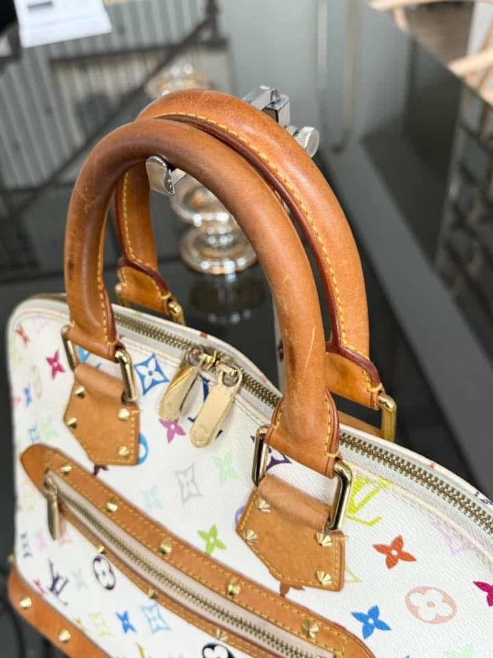 Murakami / Multicolor Alma PM with Dustbag , Insert organizer and Twilly 📅 Year: 2004