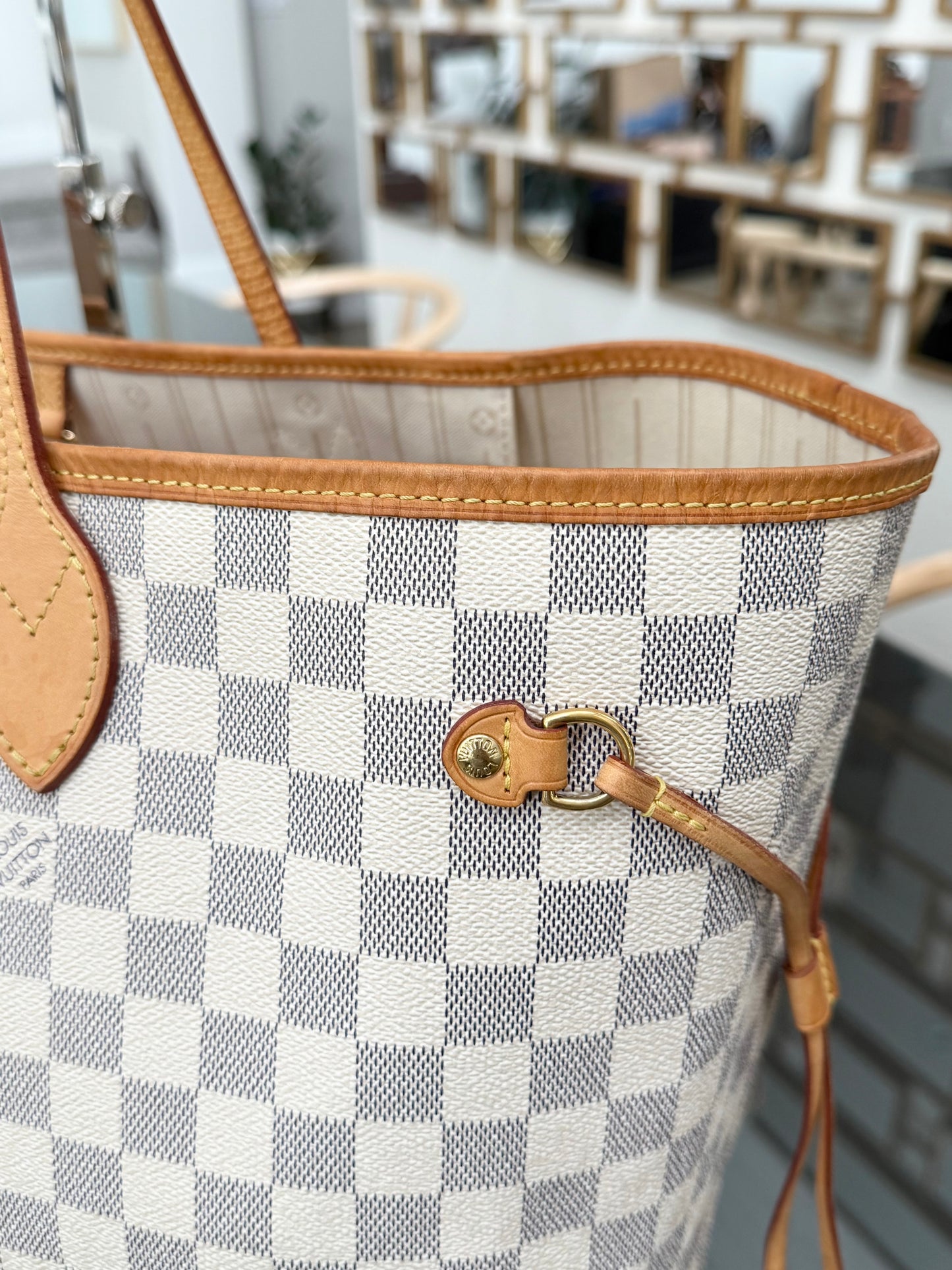 Neverfull GM in Azur with Dustbag Insert Organizer 🗓️ Year: 2011