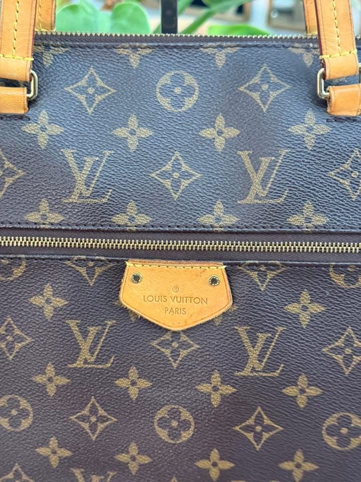 Monogram Lena MM Tote with Non branded Twilly 🗓️ Year: 2016
