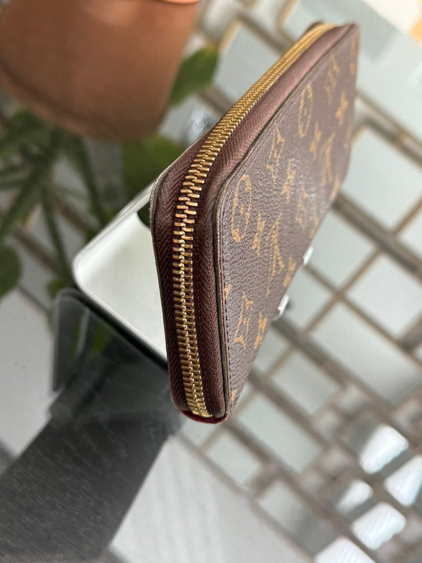 Monogram Clemence Wallet in Peony with box 🗓️ Year 2016