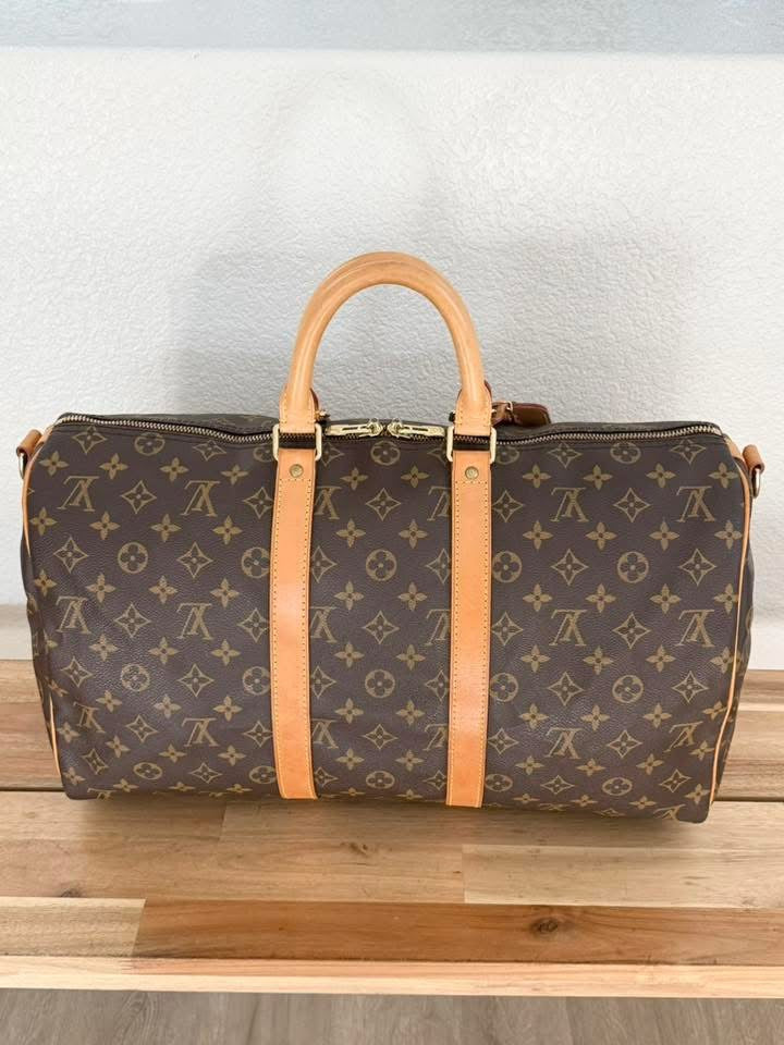 Keepall 45 Bandoulier with Original Strap, Luggage tag and Poignet 📅 Year: 1998