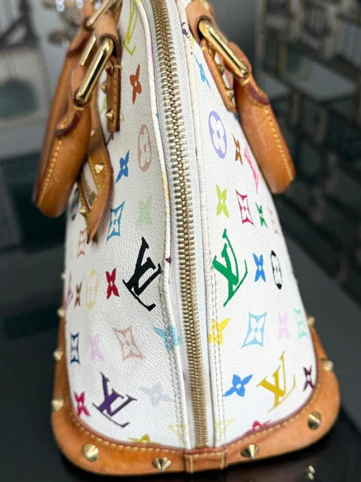 Murakami / Multicolor Alma PM with Dustbag , Insert organizer and Twilly 📅 Year: 2004